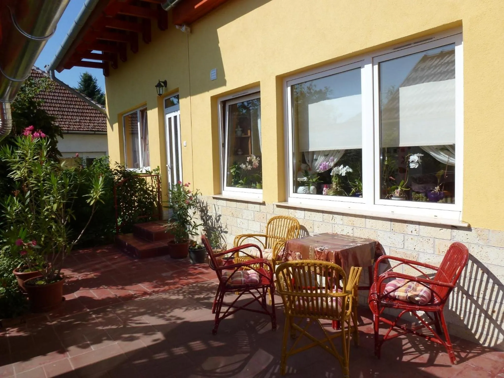 Patio in Angéla Vendegház