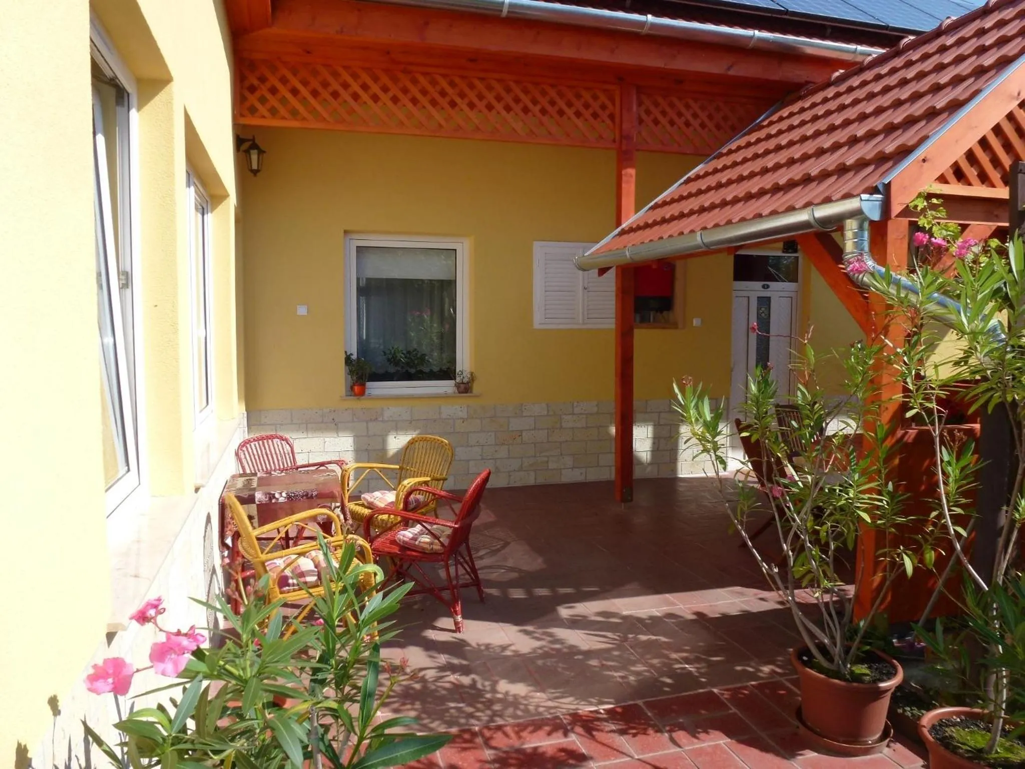 Balcony/Terrace in Angéla Vendegház
