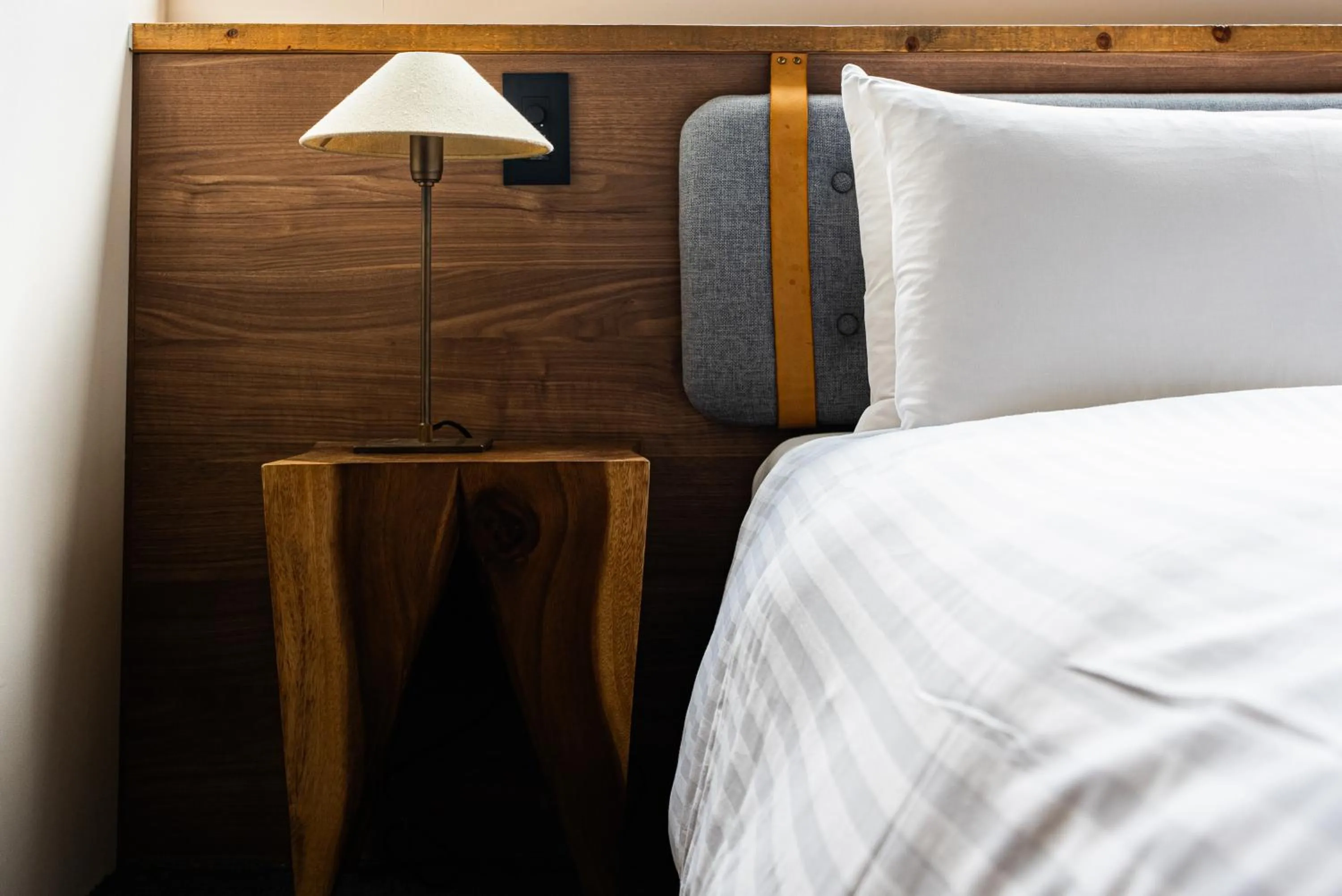 Bed in Hotel Mei Fukuoka Tenjin