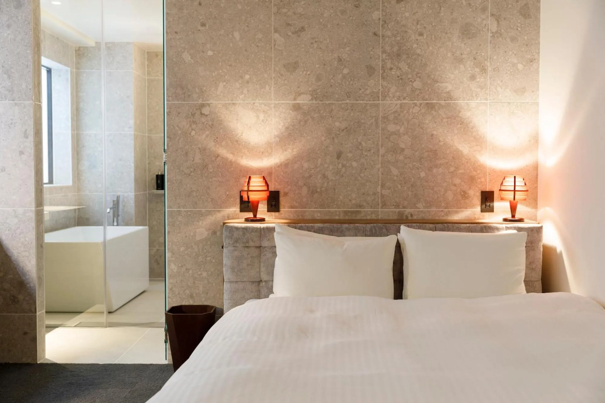 Bed in Hotel Mei Fukuoka Tenjin