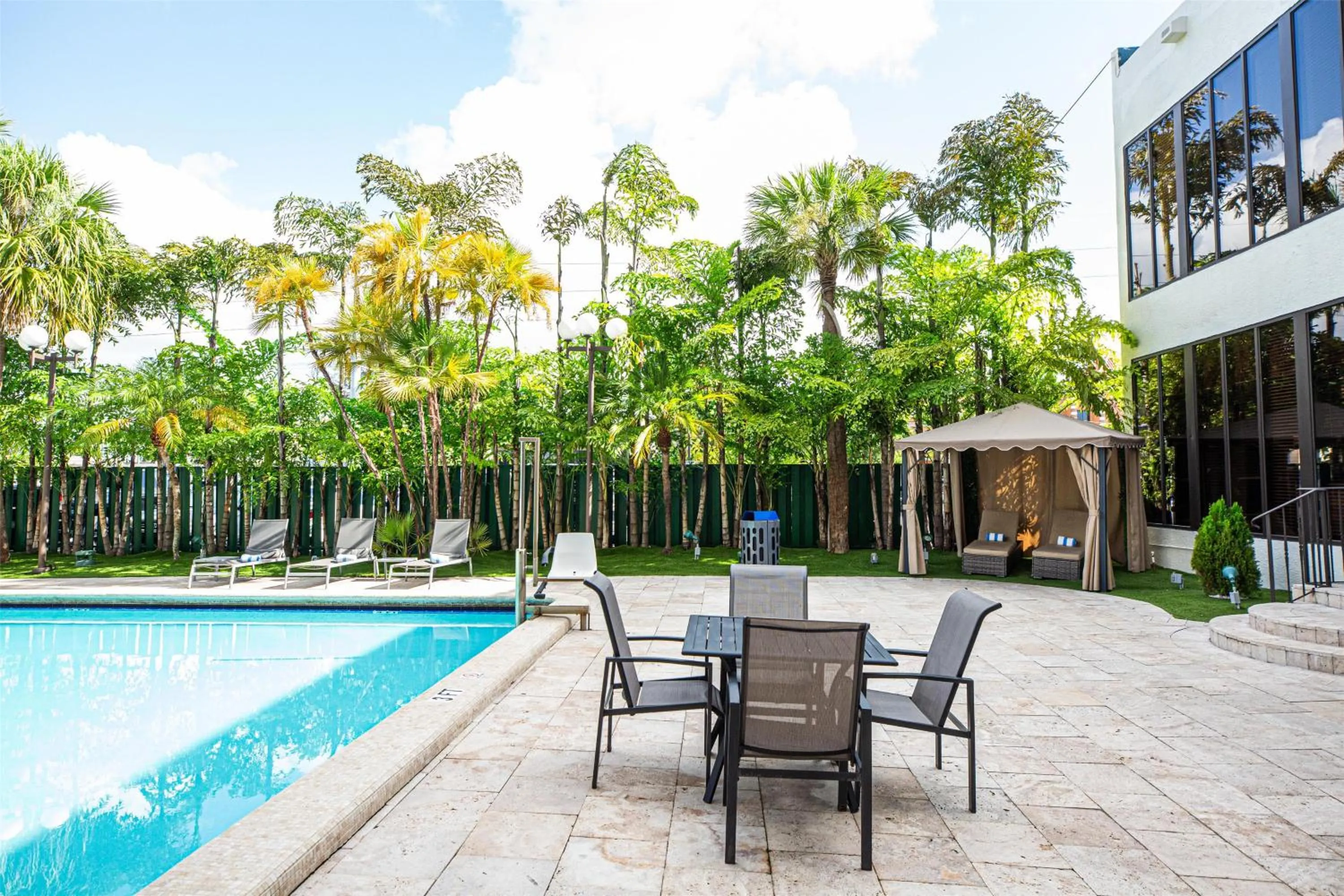 Pool view in Regency Miami Airport by Sonesta