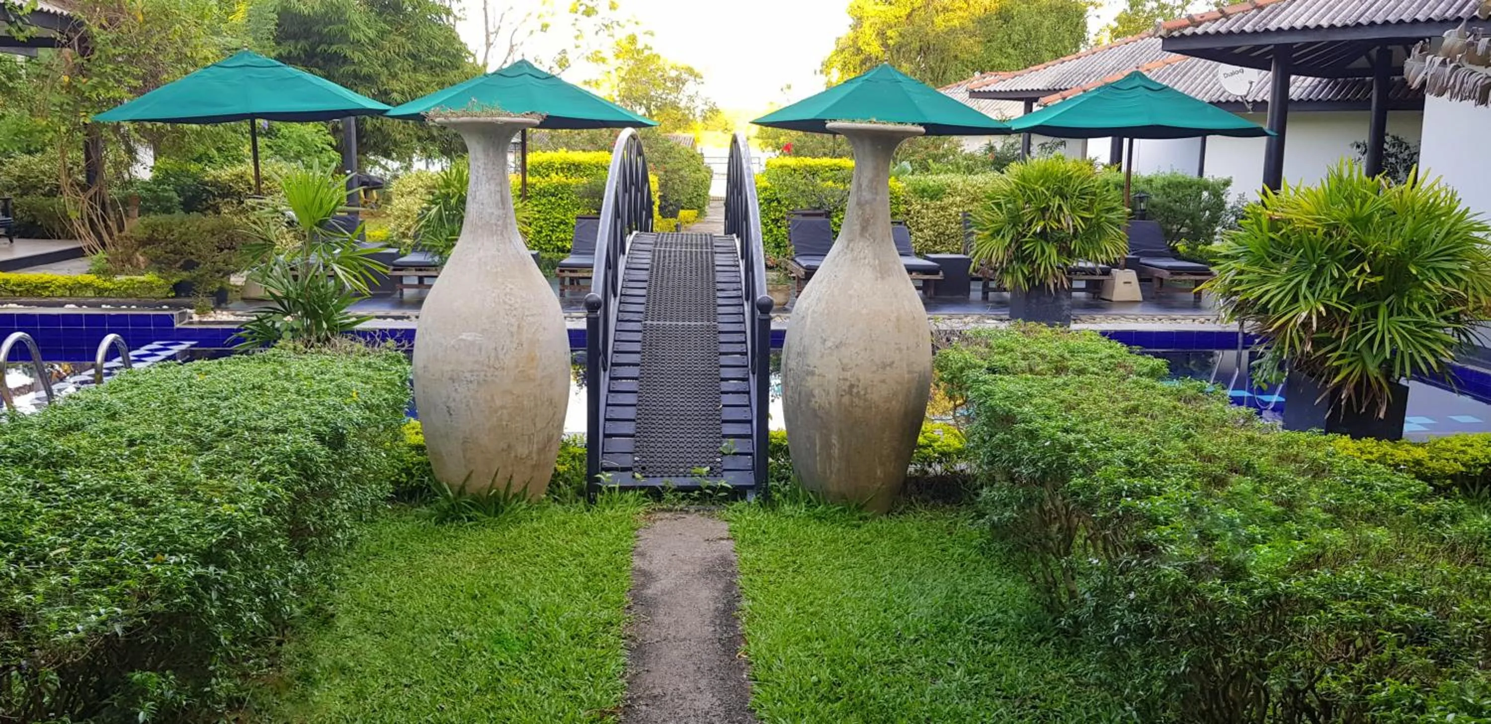 Garden view in Flower Garden Lake Resort