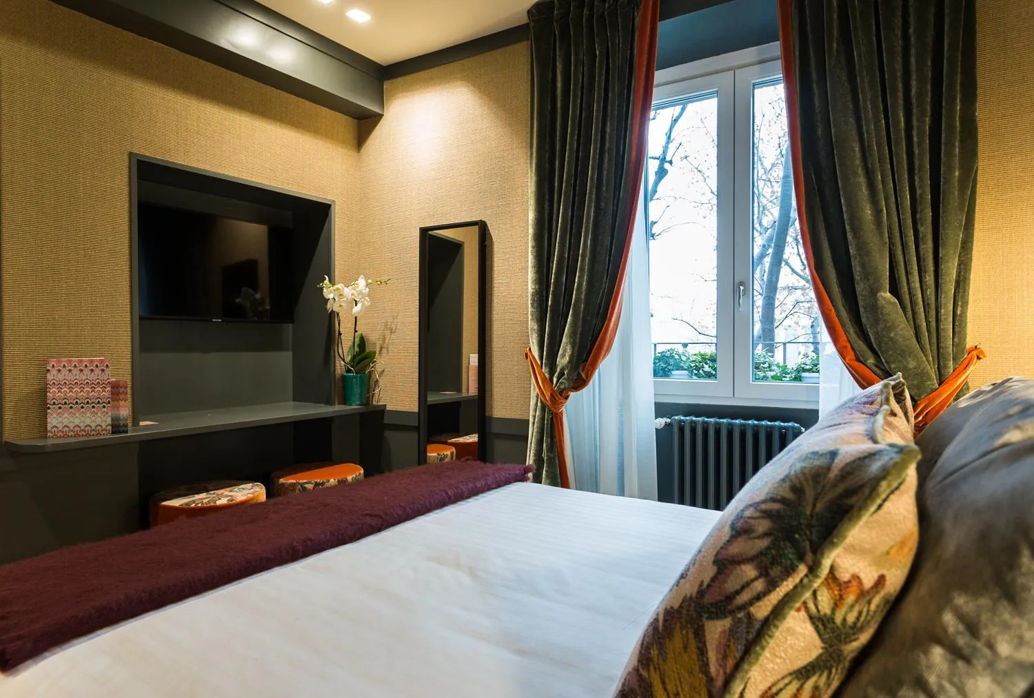 Bed in Living Suites