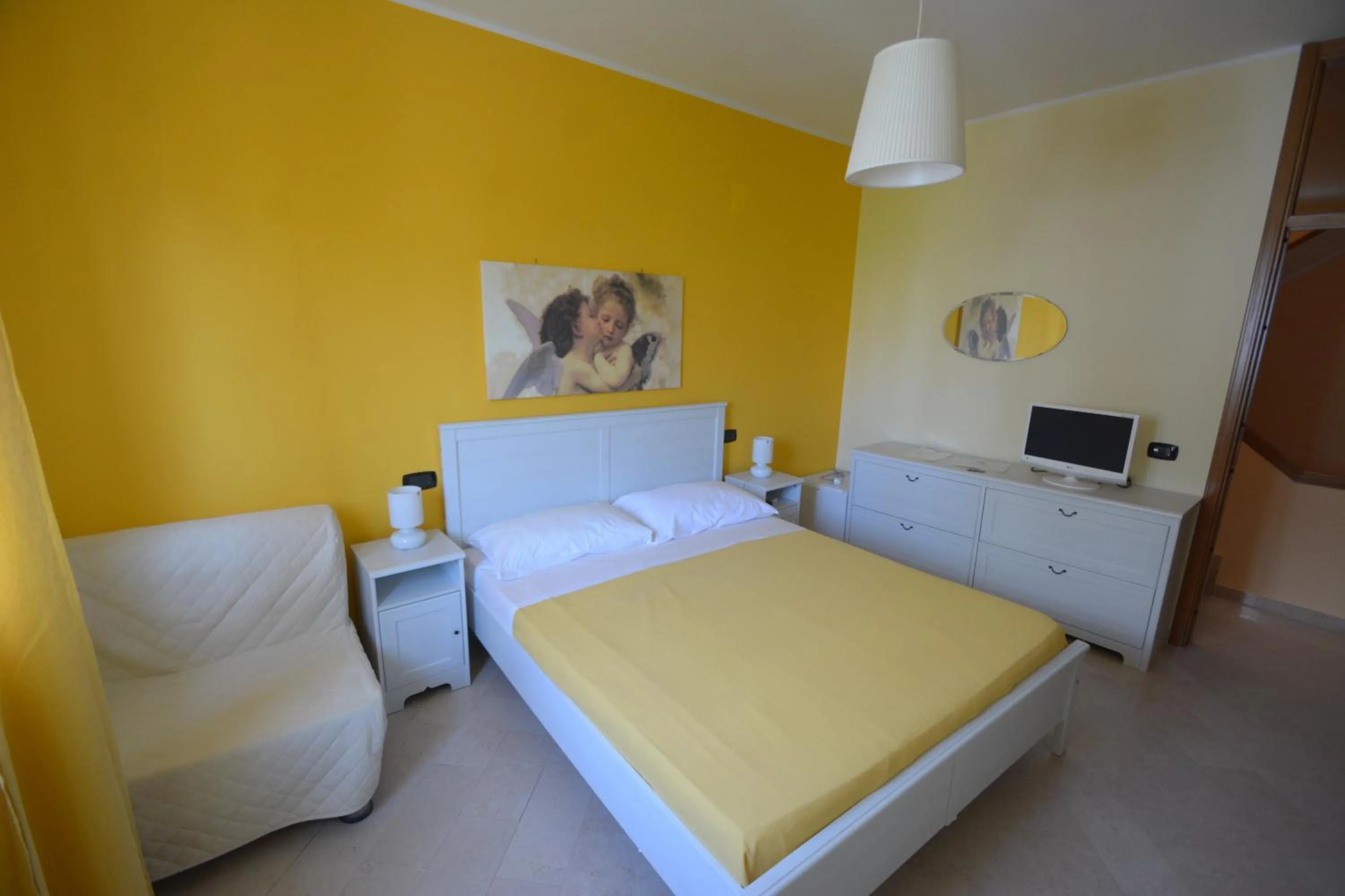 Bedroom, Bed in B&B LA BAIA Sea Rooms