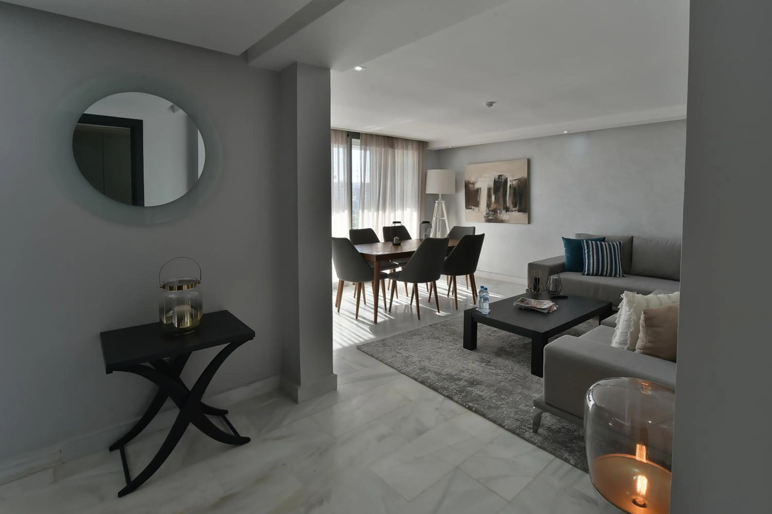 Living room in Le Yacht Suites Hotel