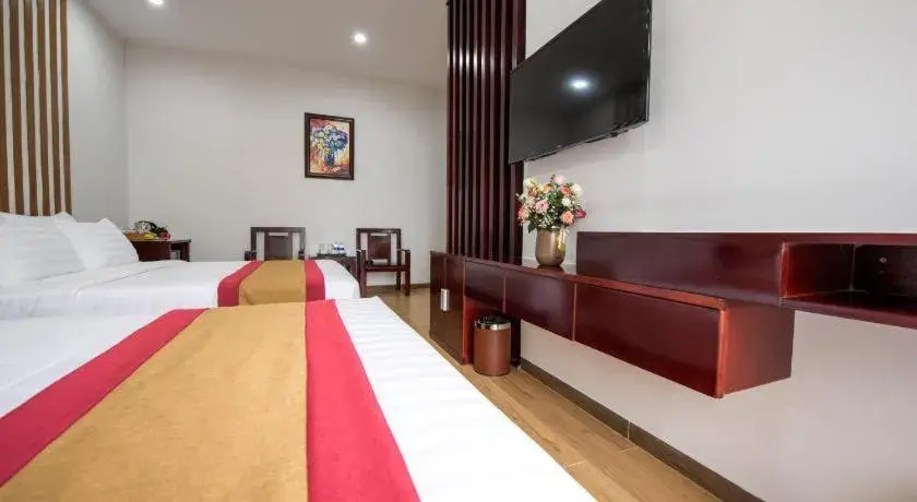 Bed in Dac Tin Luxury Hotel Bed in Dac Tin Luxury Hotel