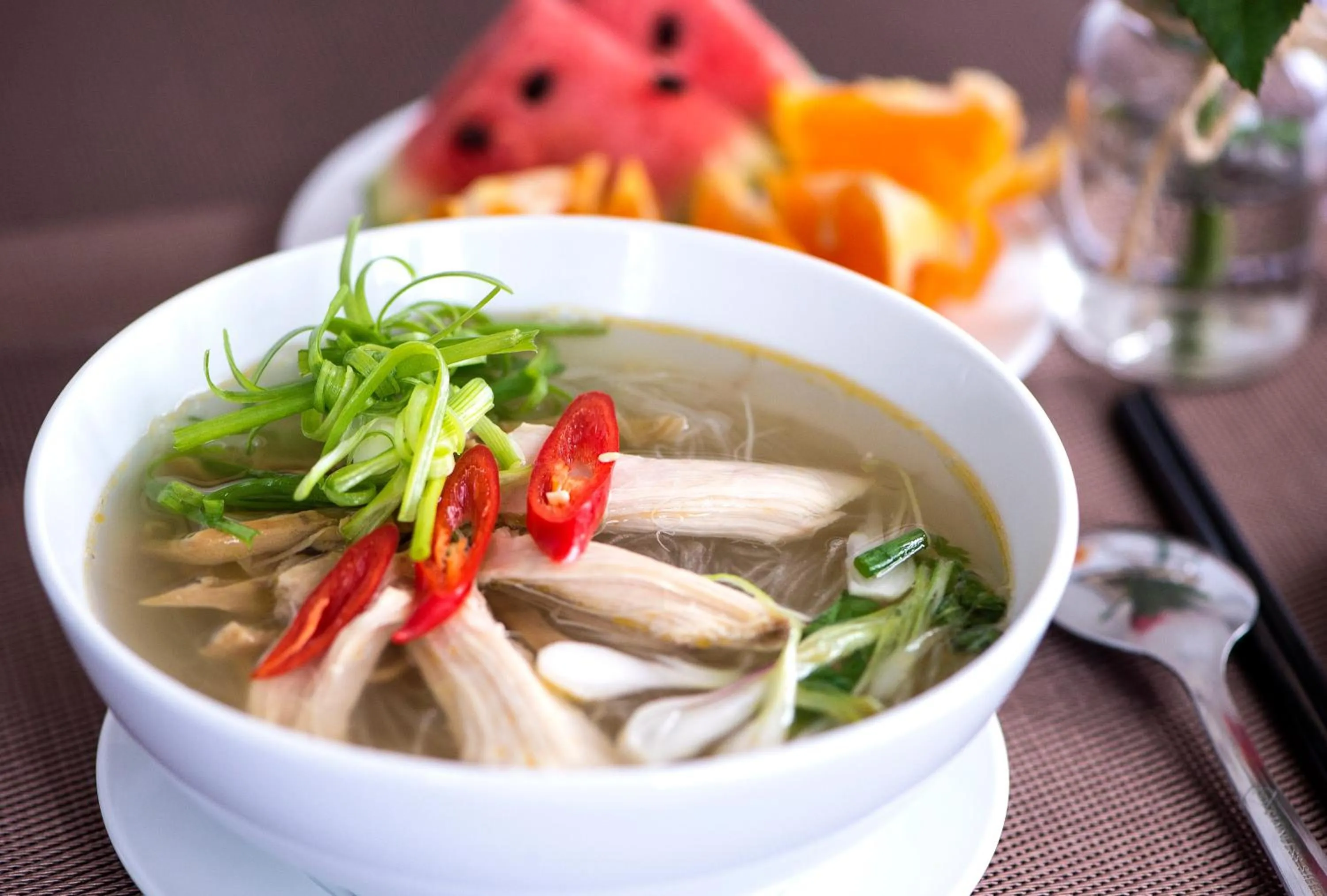 Breakfast in Dac Tin Luxury Hotel