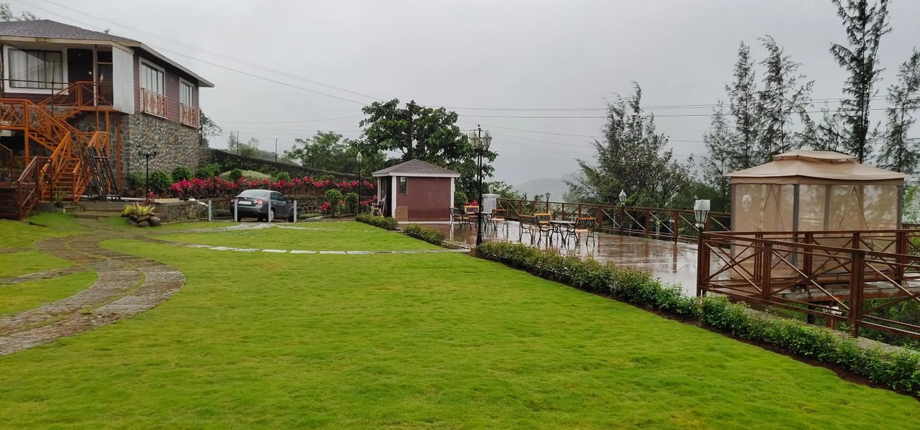 Property building in Green Velvet Resort-Near Pawna Lake