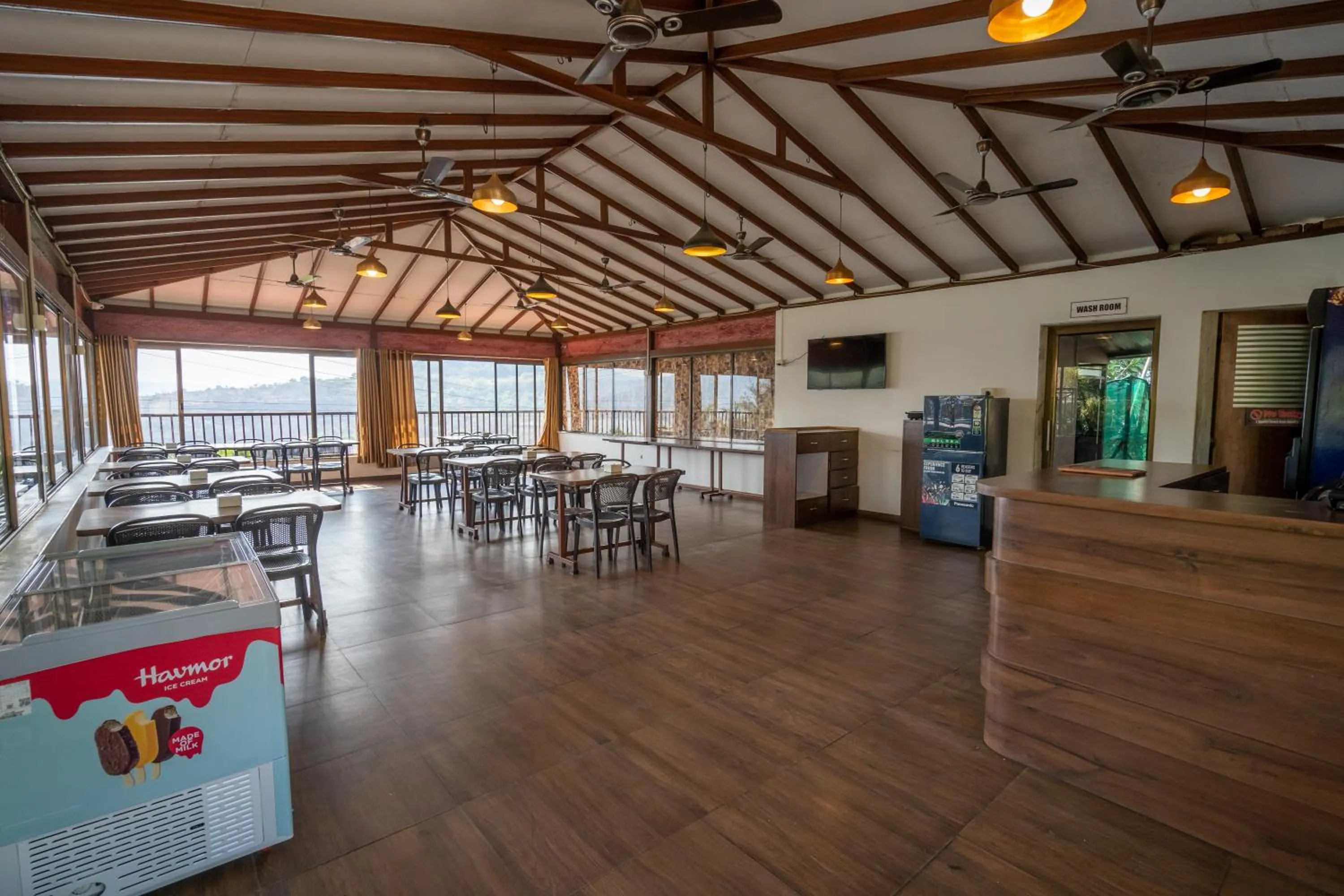 Restaurant/places to eat in Green Velvet Resort-Near Pawna Lake