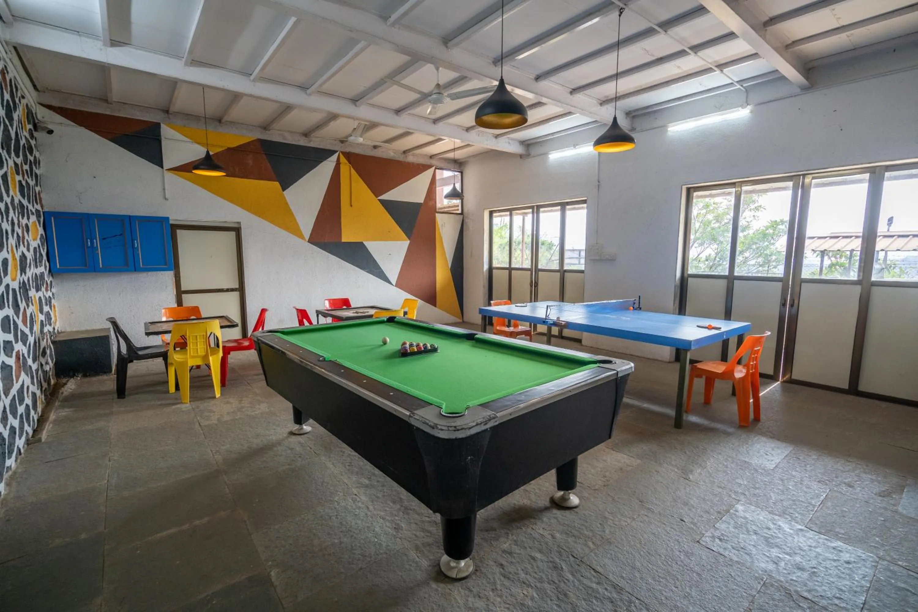 Game Room in Green Velvet Resort-Near Pawna Lake