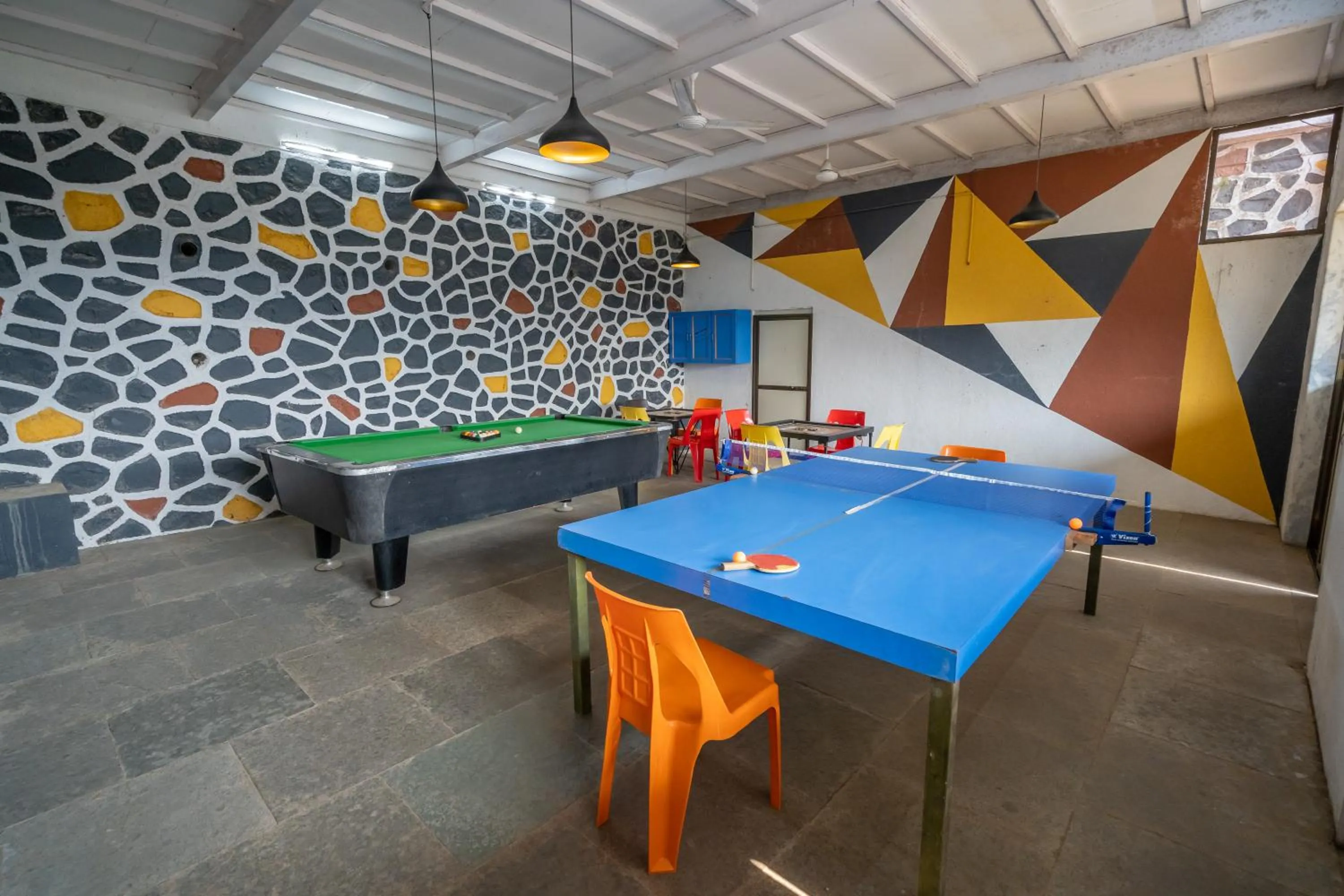 Game Room in Green Velvet Resort-Near Pawna Lake