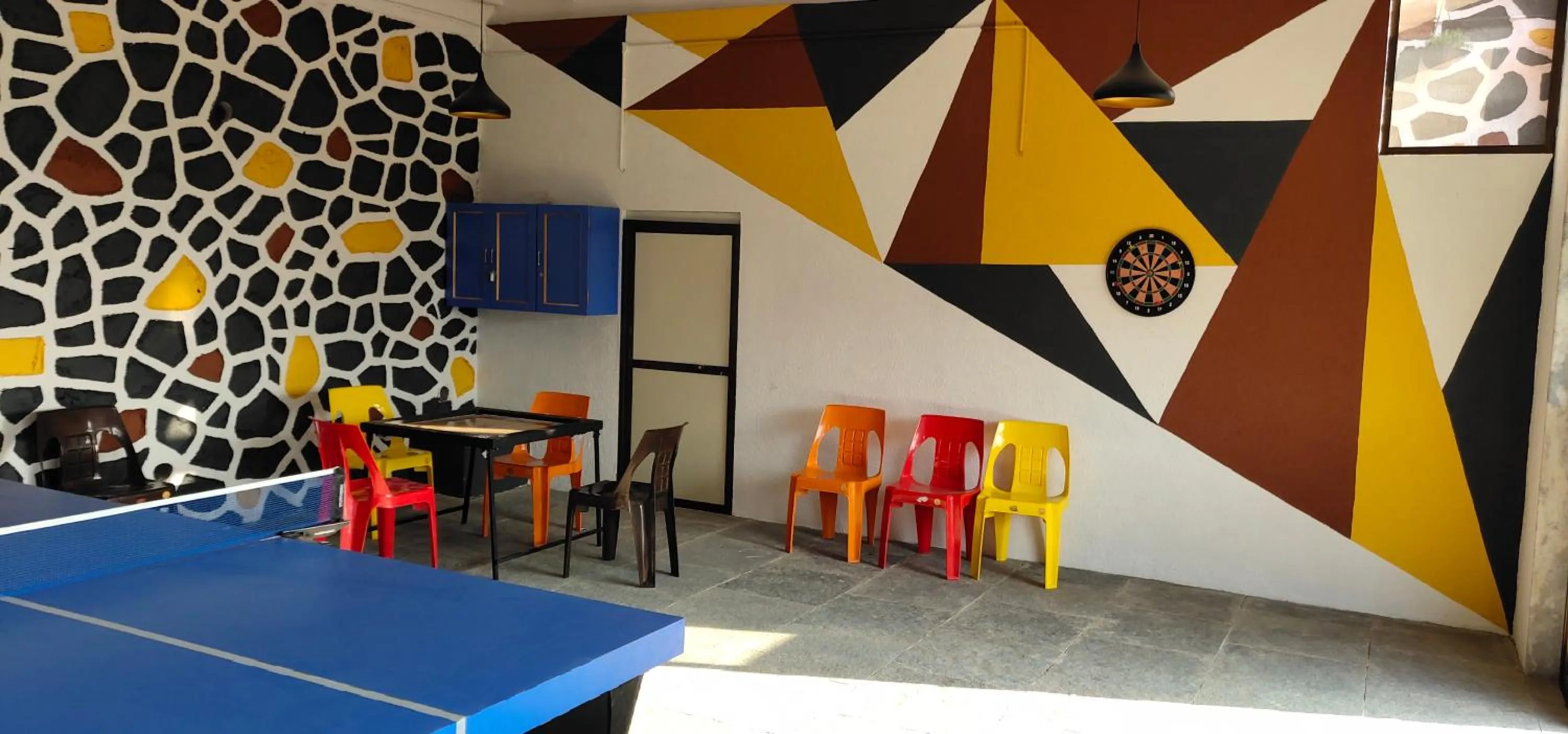 Table tennis in Green Velvet Resort-Near Pawna Lake