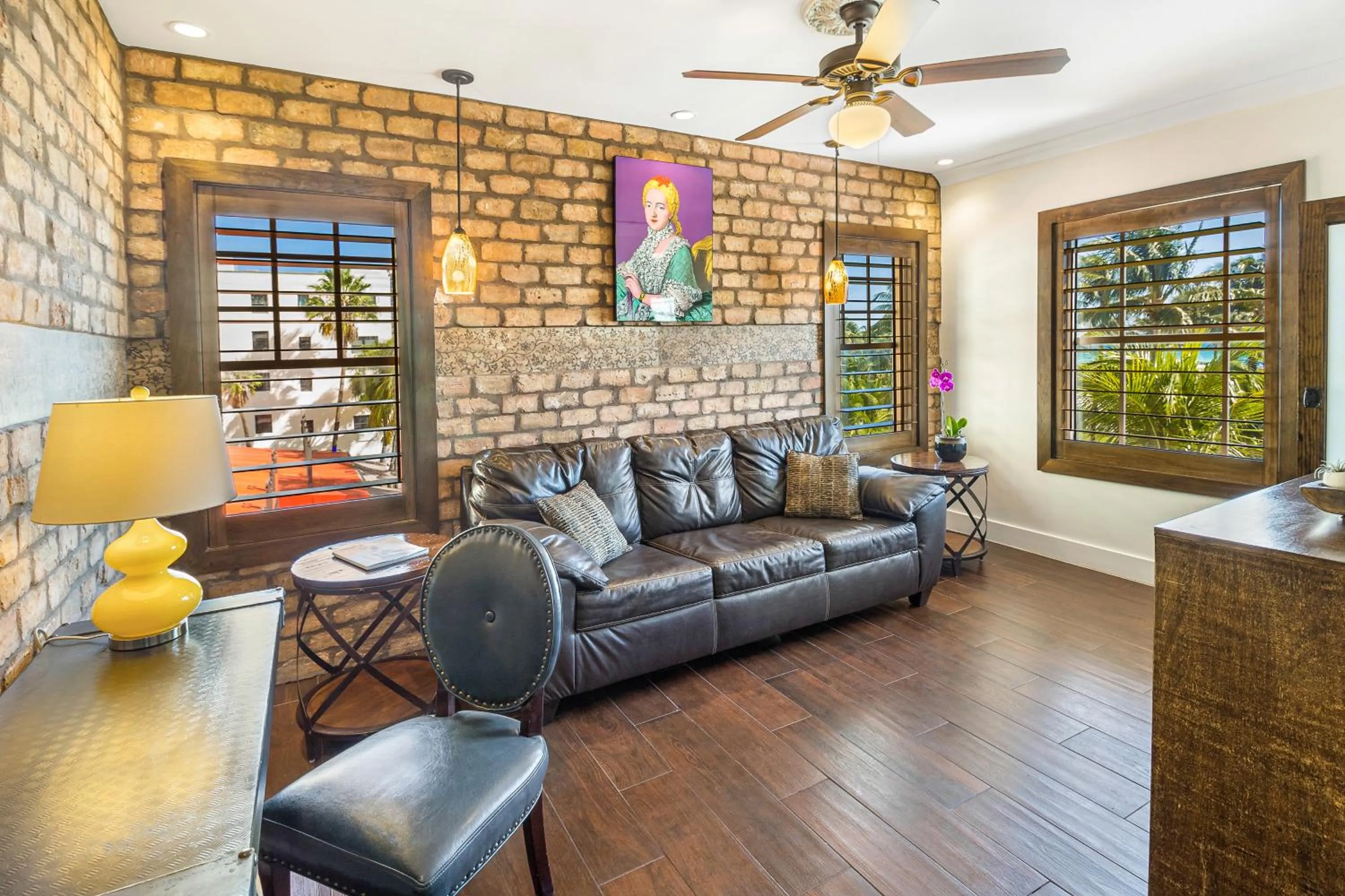 Living room in Cavalier South Beach Hotel