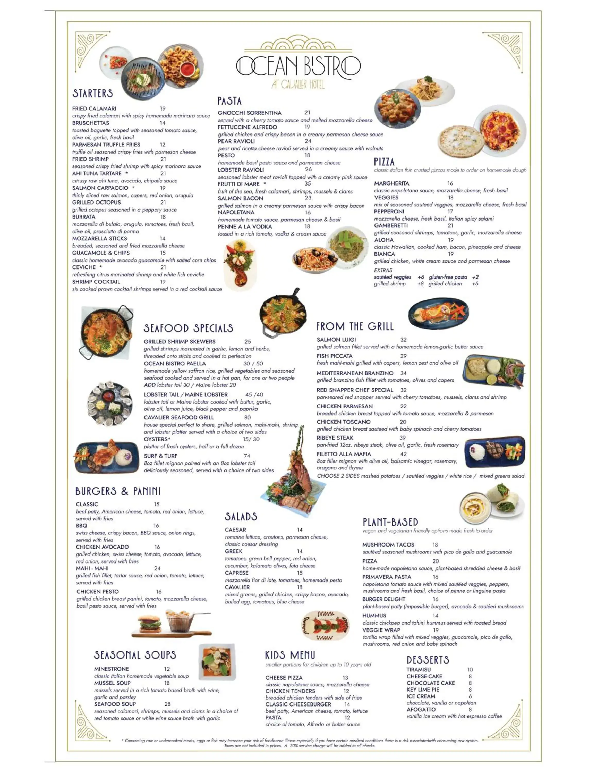 Restaurant/places to eat in Cavalier South Beach Hotel Restaurant/places to eat in Cavalier South Beach Hotel