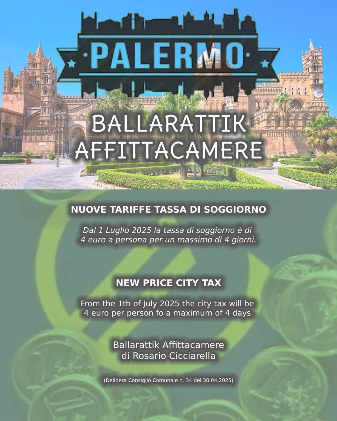 Text overlay in B&b Ballarattik