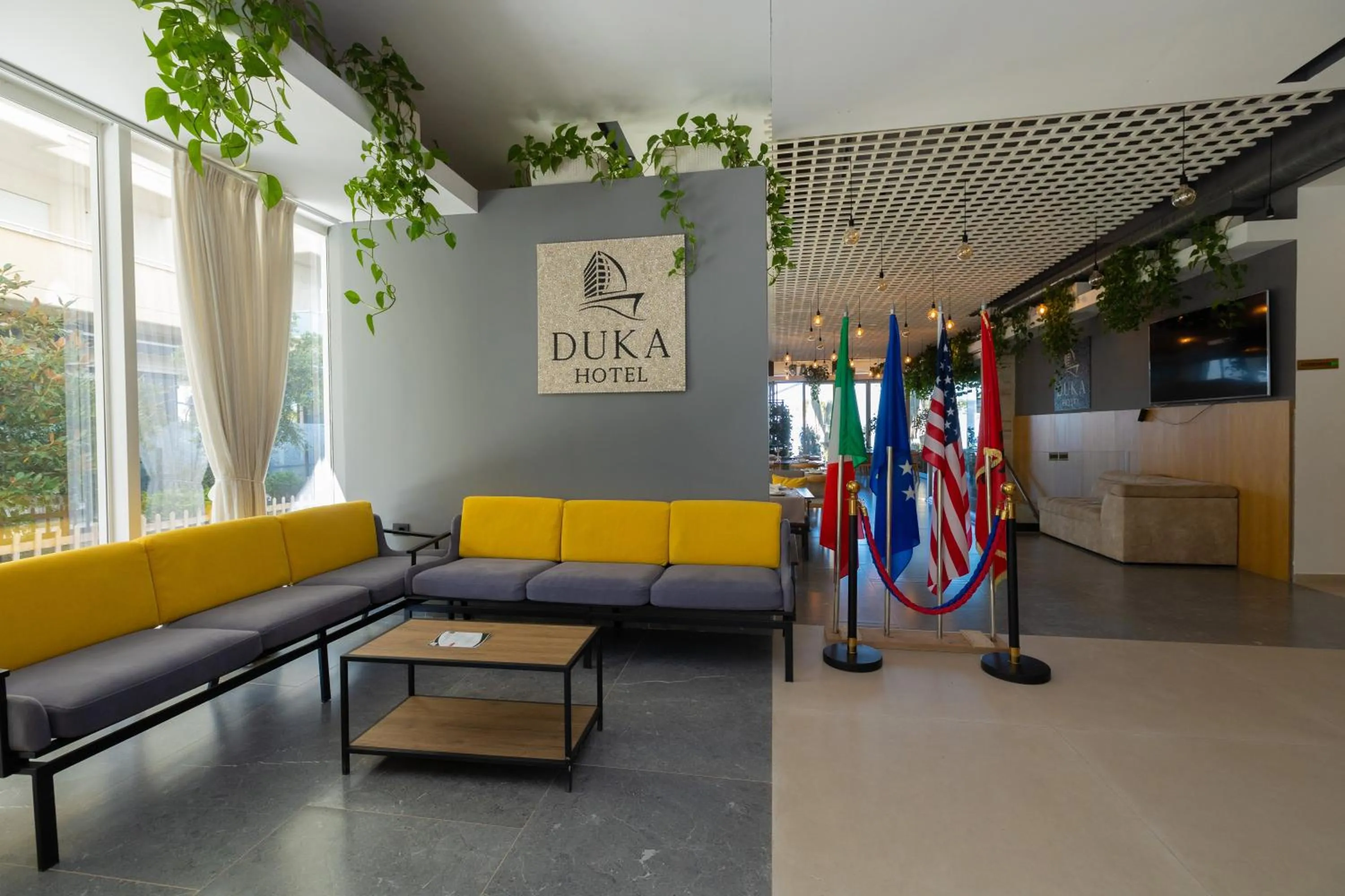 Lobby or reception in DUKA Hotel