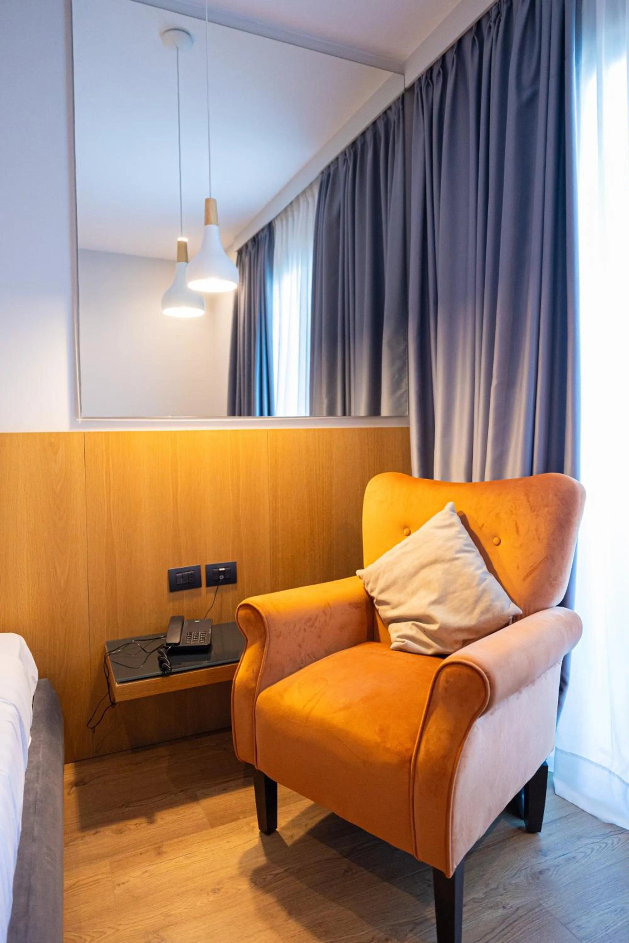 Seating area in DUKA Hotel