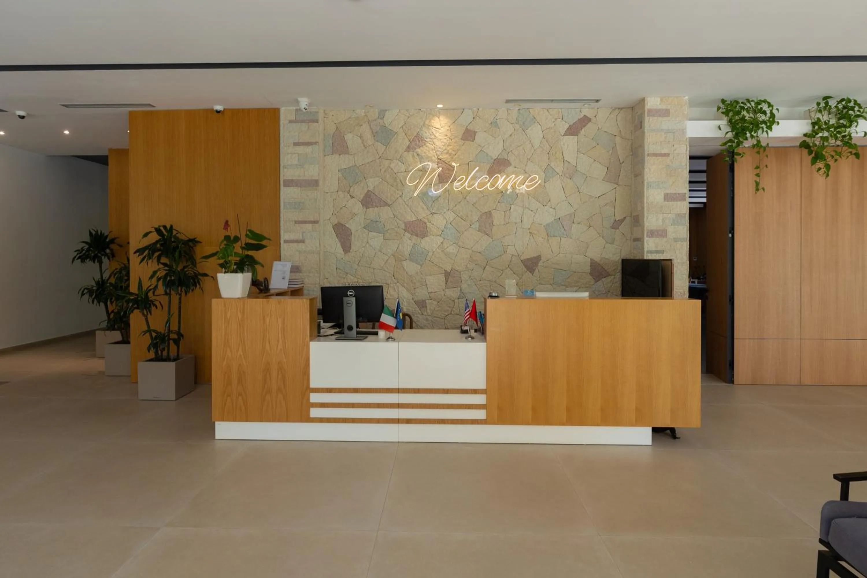 Lobby or reception in DUKA Hotel
