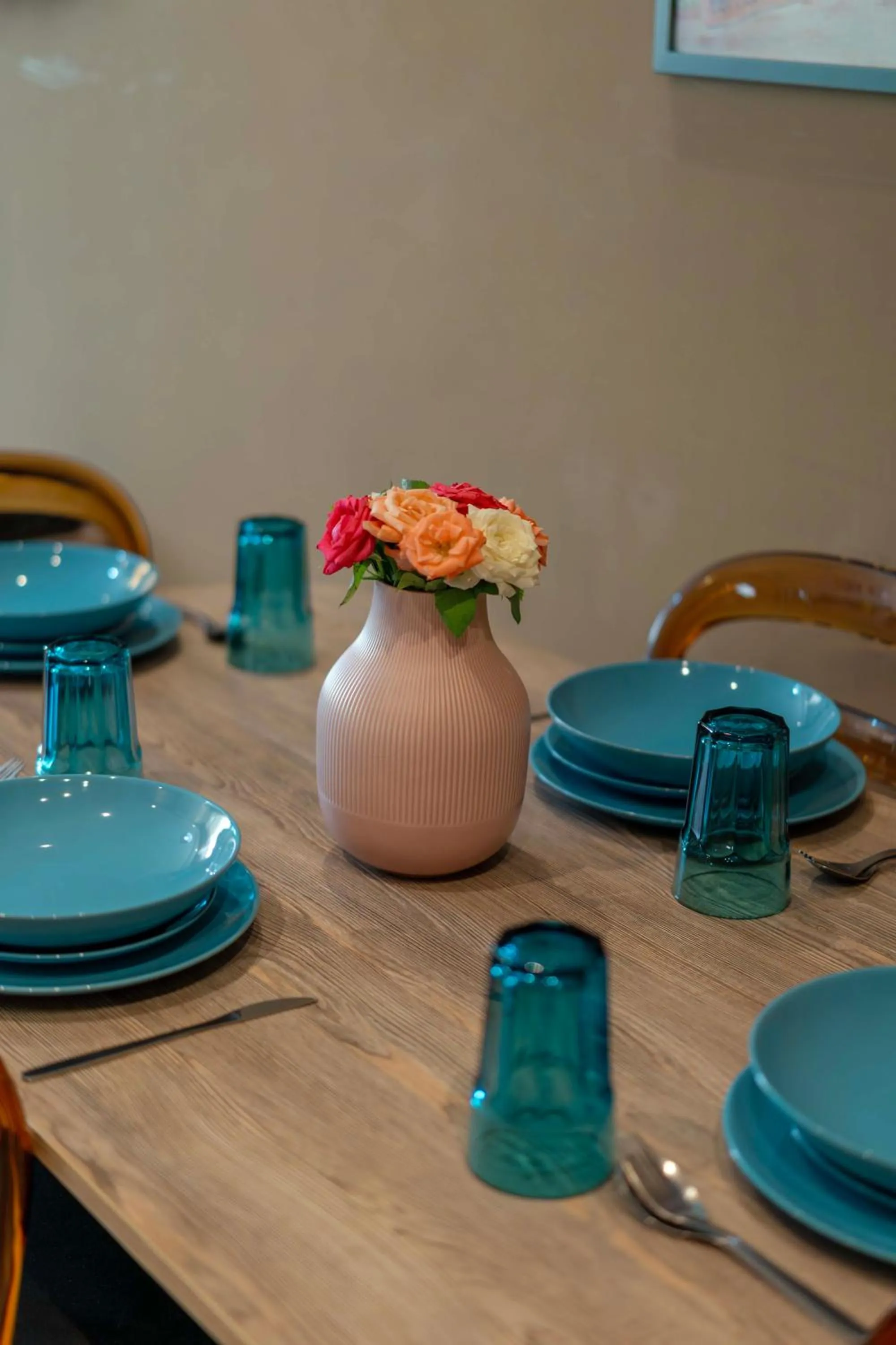 Dining area in Flamant Rose Appart Hotel