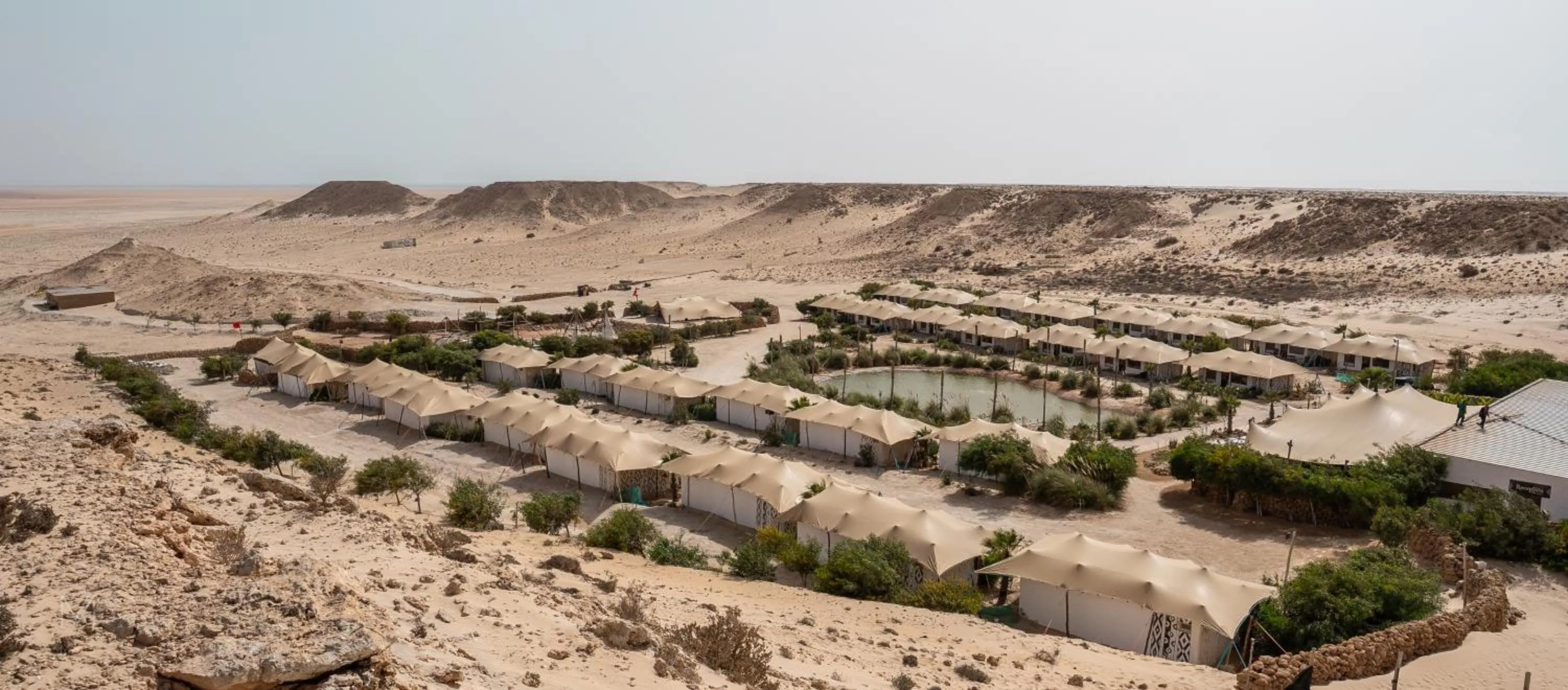Natural landscape in Les Dunes de Dakhla