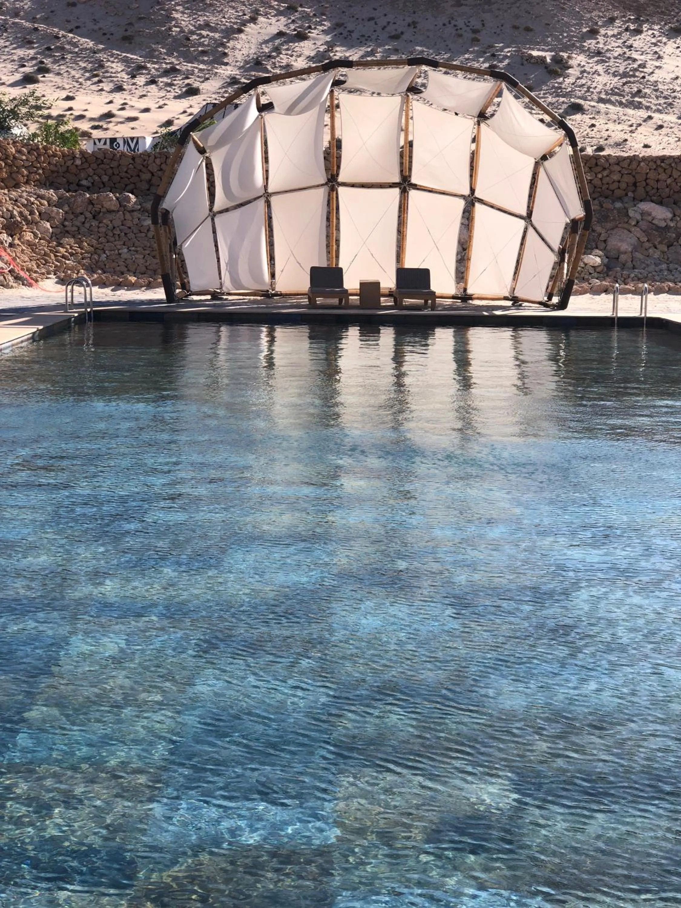 Swimming pool in Les Dunes de Dakhla