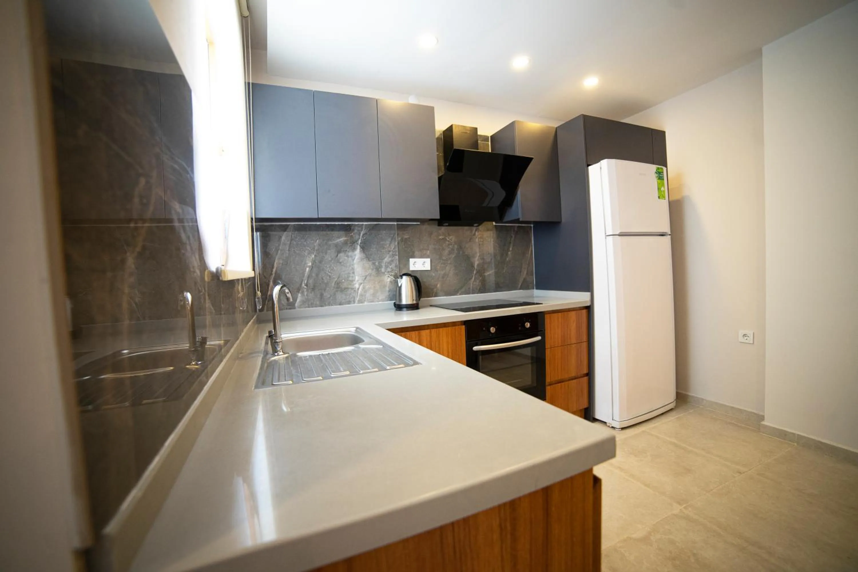 Kitchen or kitchenette in Sirena Apart & SPA