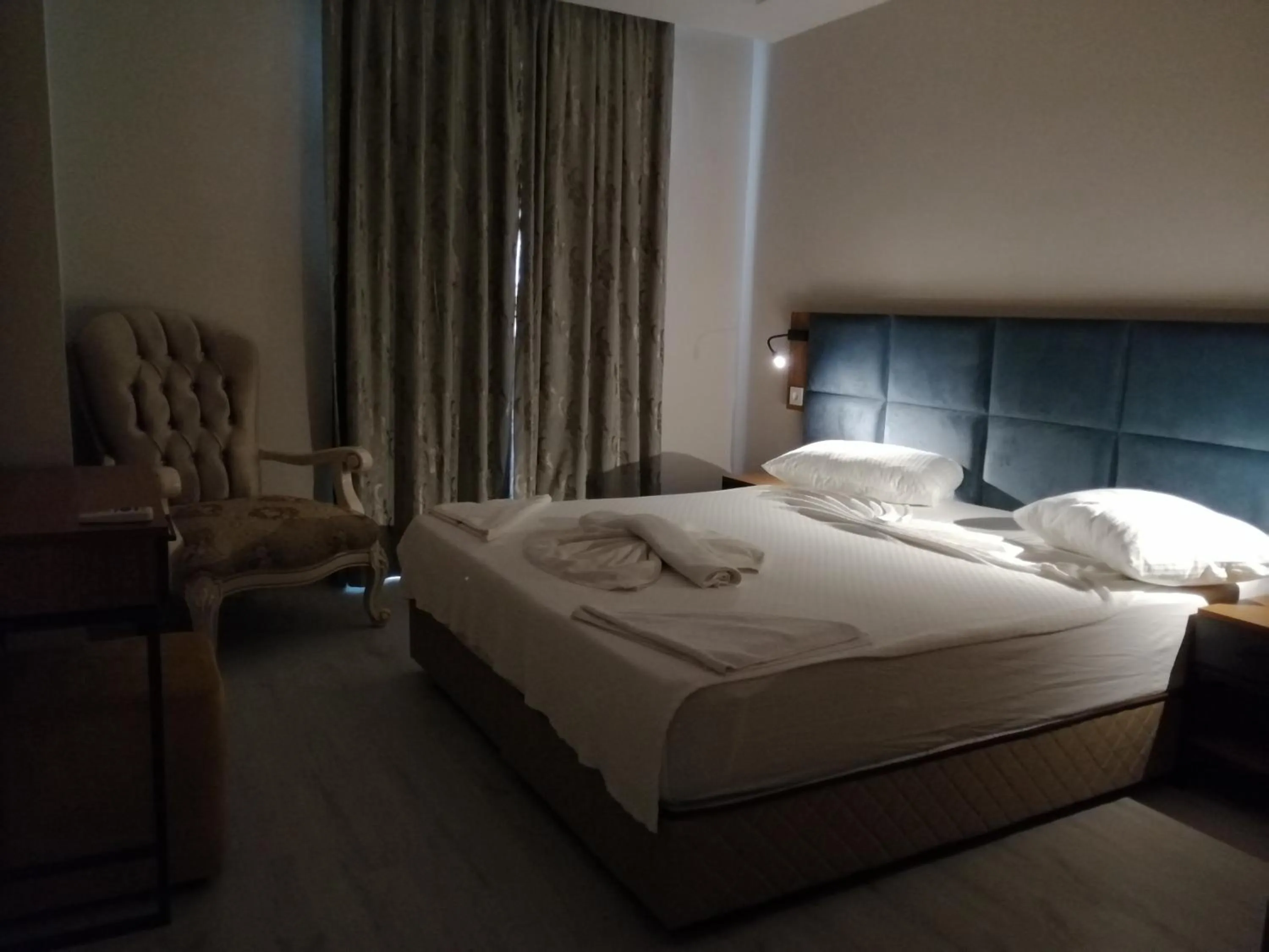 Bed in Sirena Apart & SPA