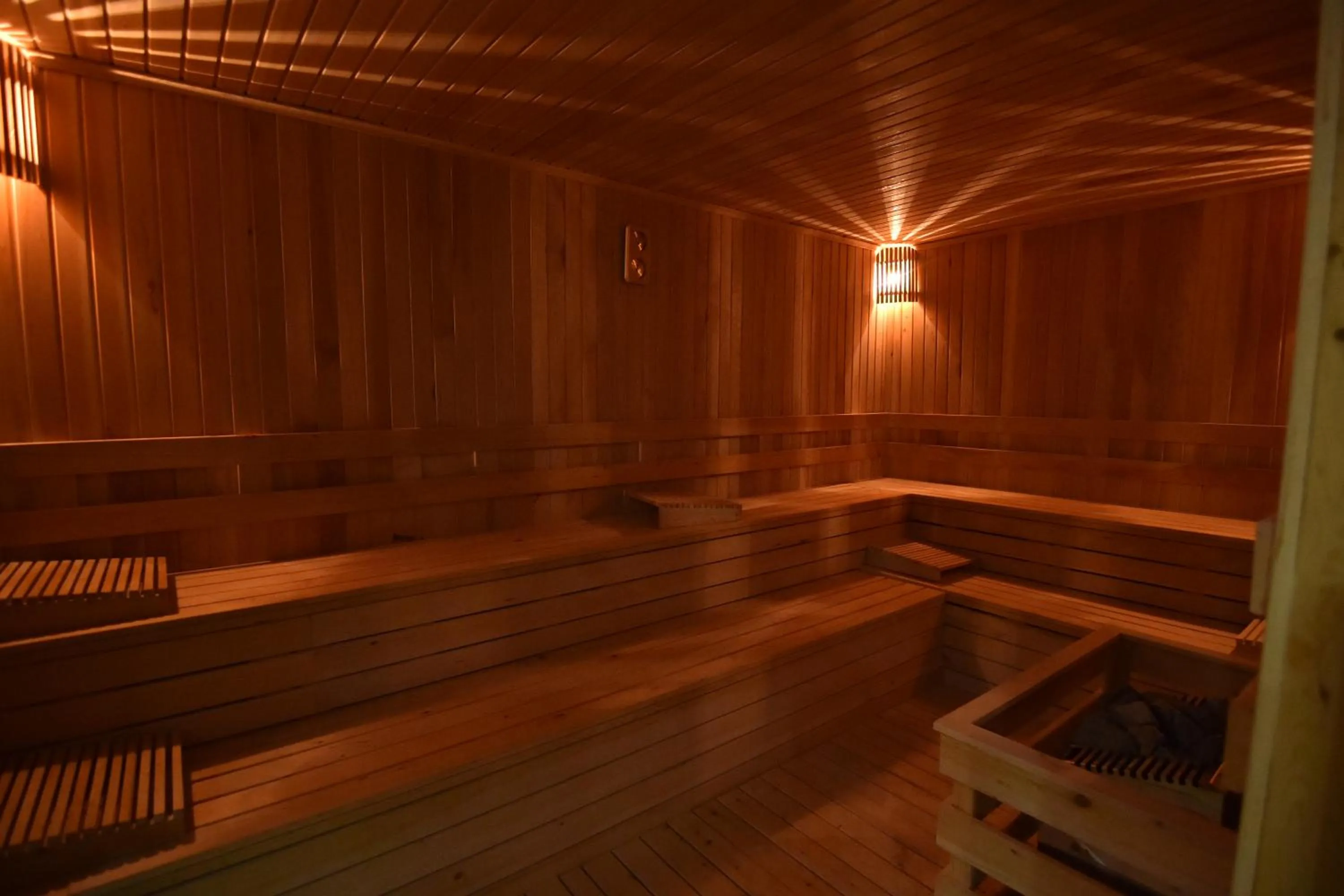 Sauna in Sirena Apart & SPA