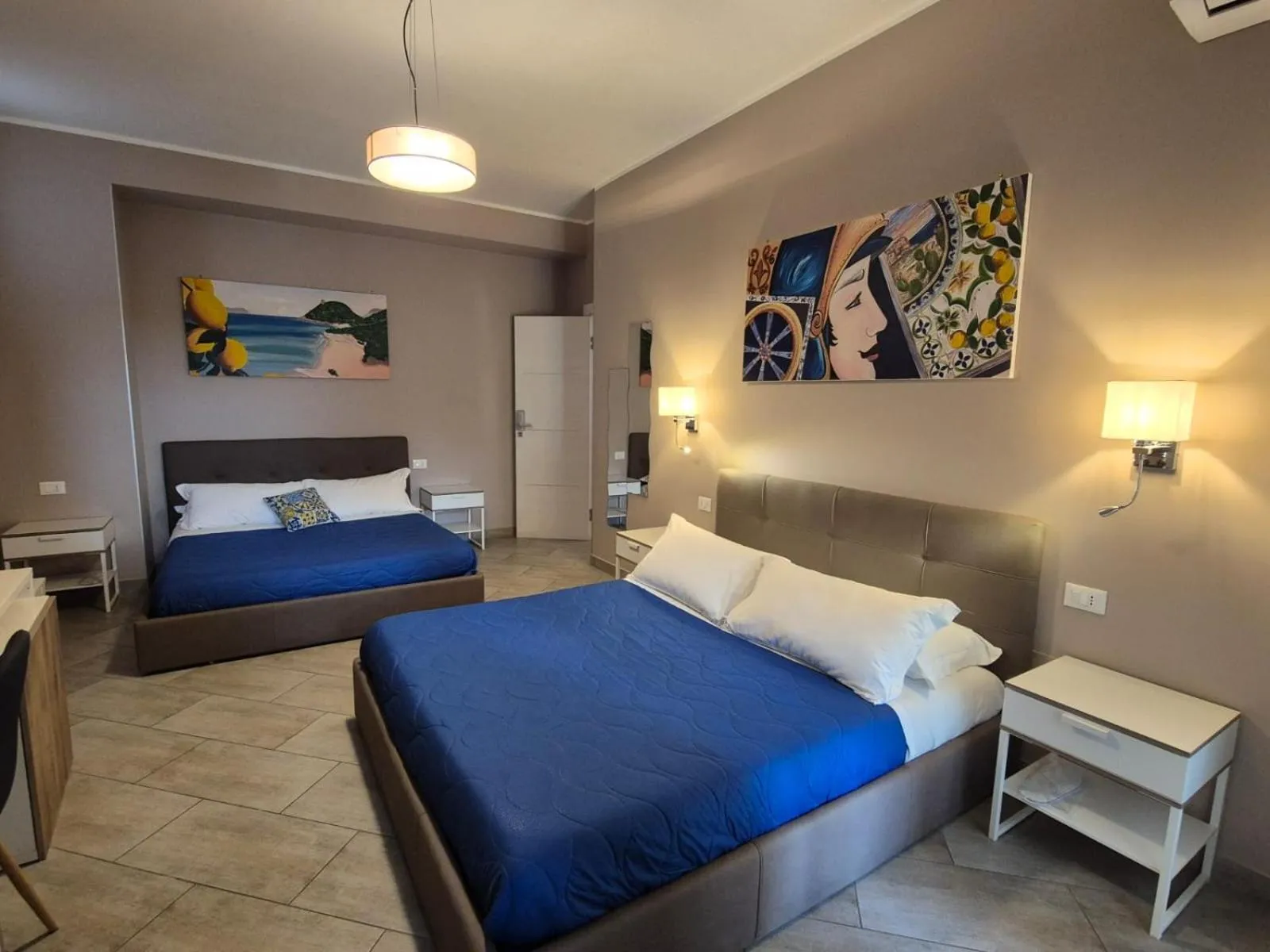 Bed in "La città delle 100 sculture" B&B BcenS con parcheggio privato - Belpasso - Etna -