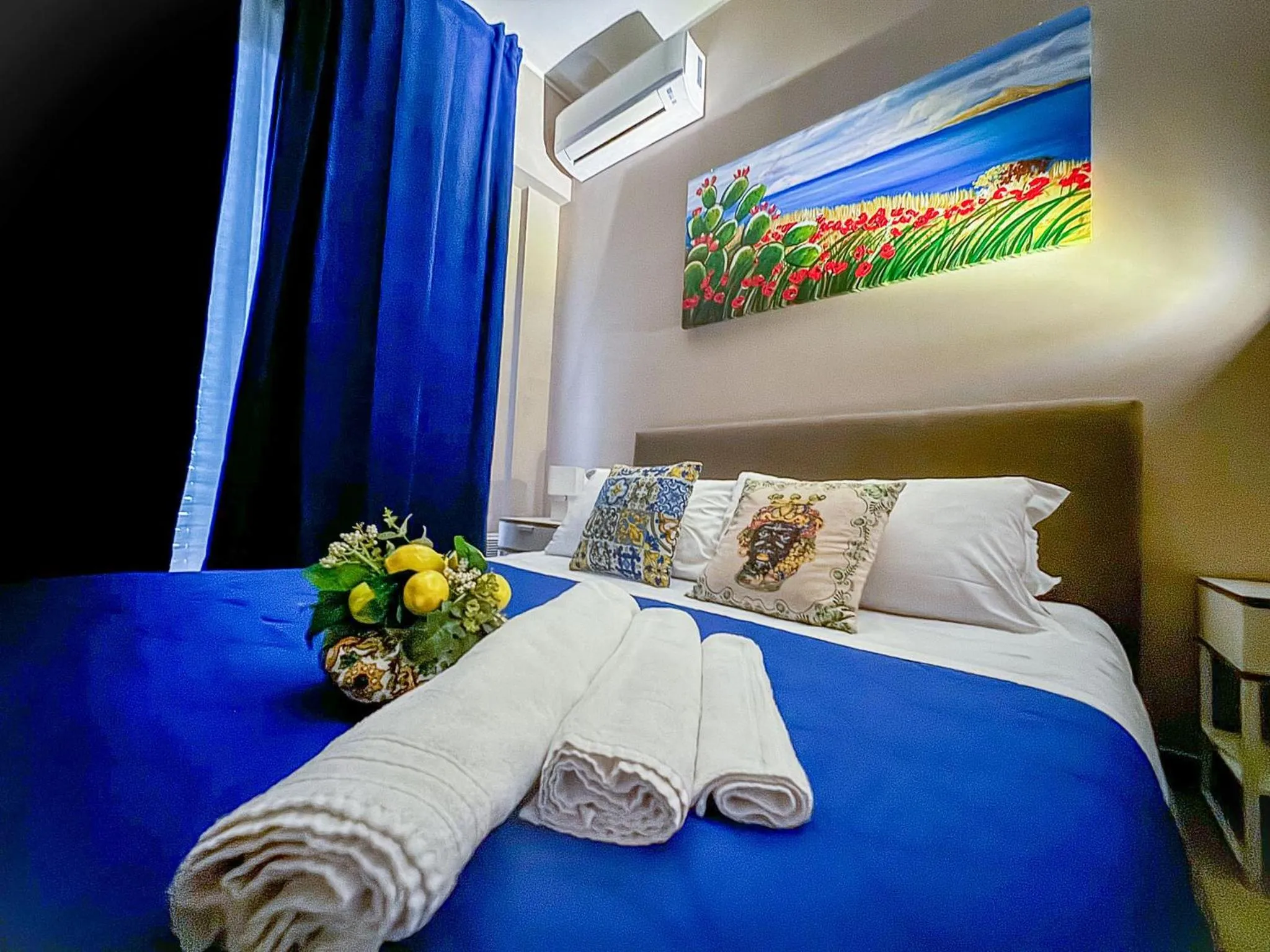 Bed in "La città delle 100 sculture" B&B BcenS con parcheggio privato - Belpasso - Etna -