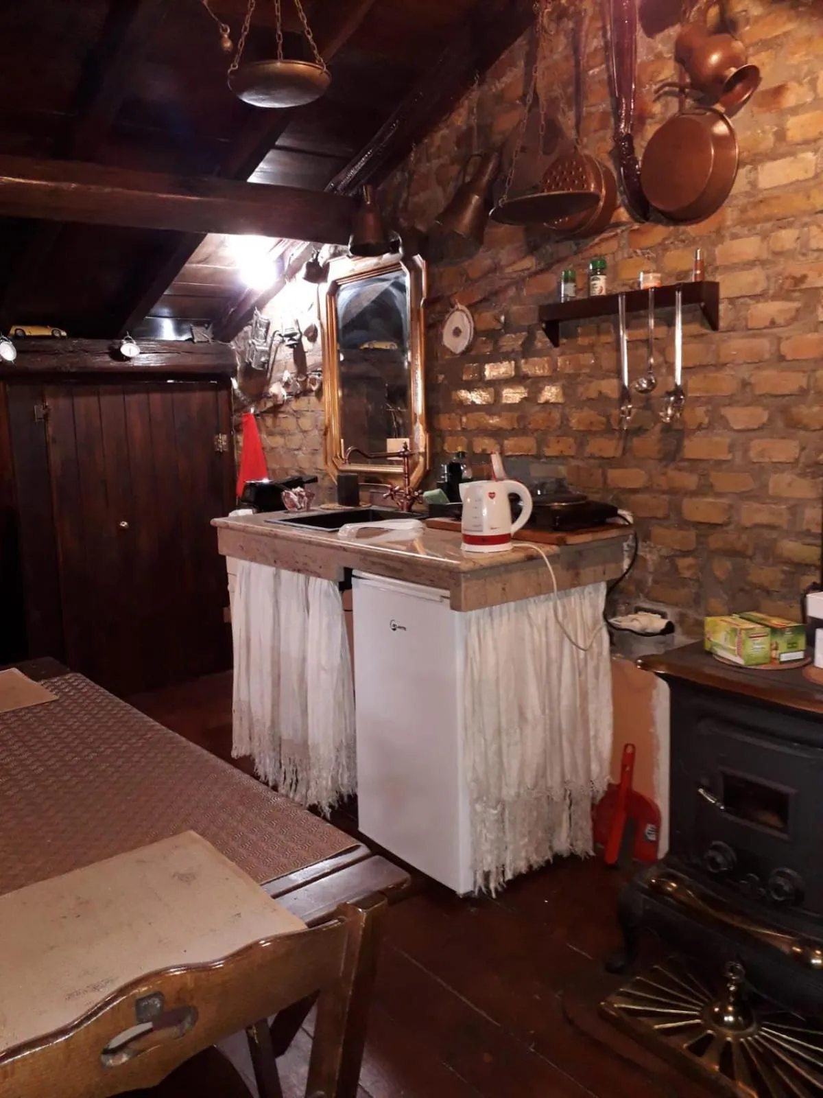 Kitchen or kitchenette in B&BGarbatella
