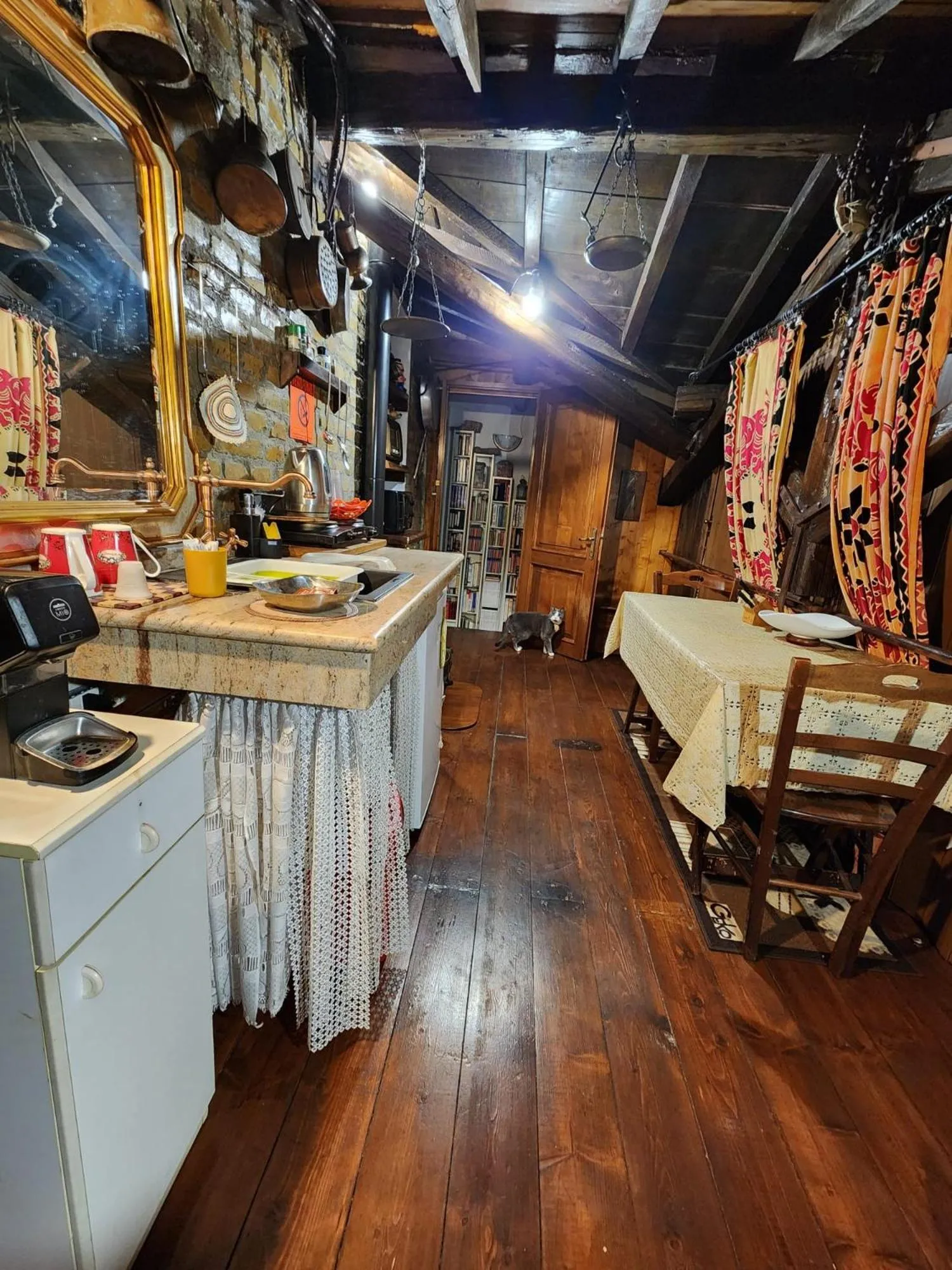 Kitchen or kitchenette in B&BGarbatella
