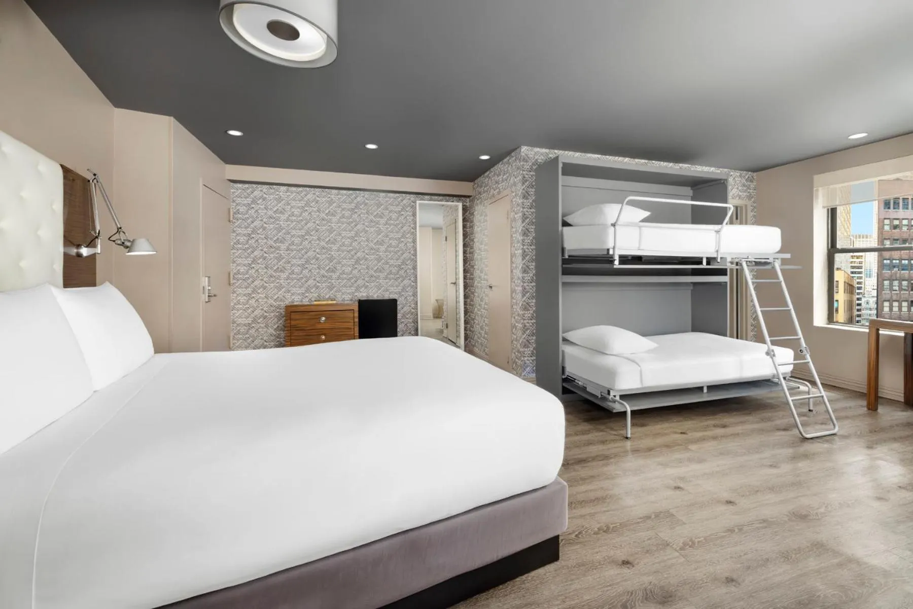 Bedroom, Bed in The Gallivant Times Square