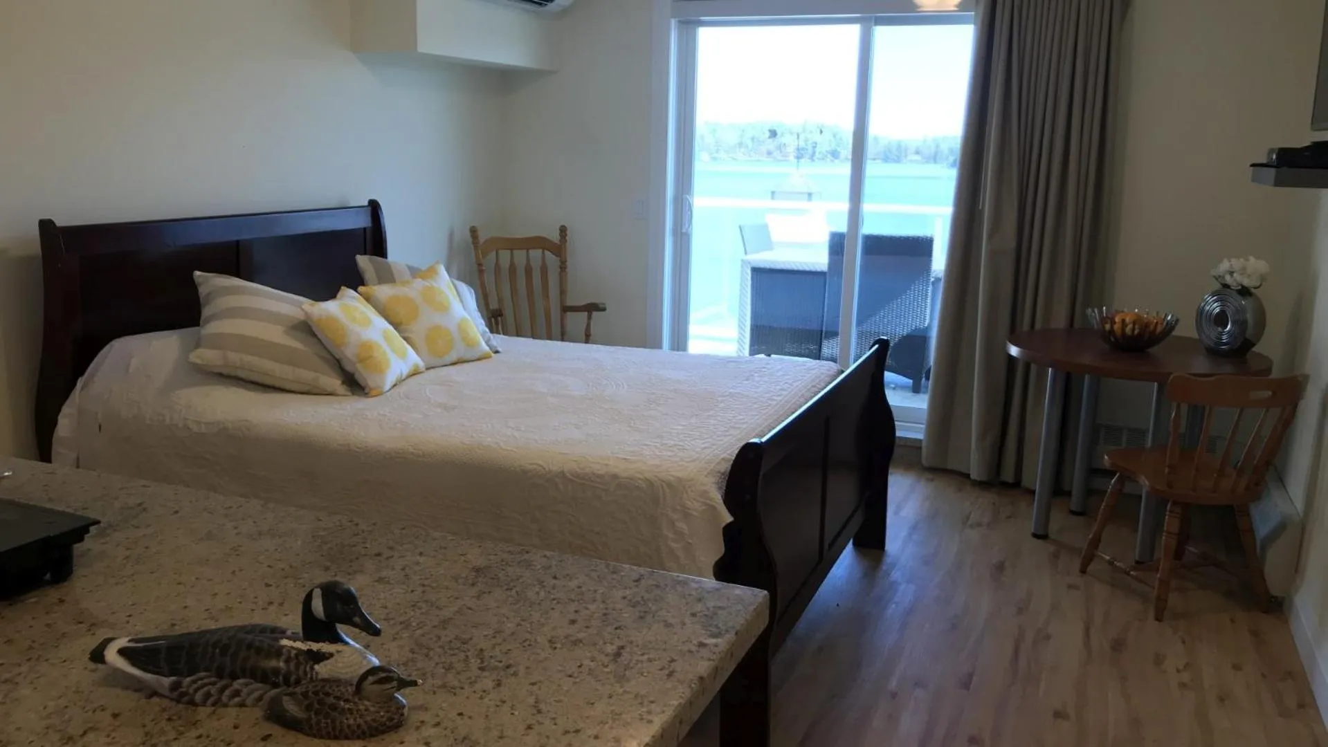 Bed in Muskoka Lakes Hotel and Resorts