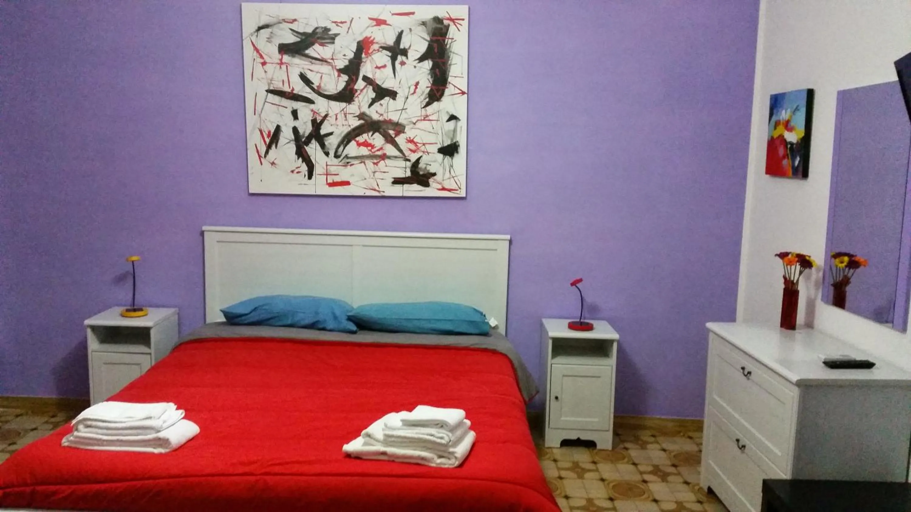 Bed in B&B Colors