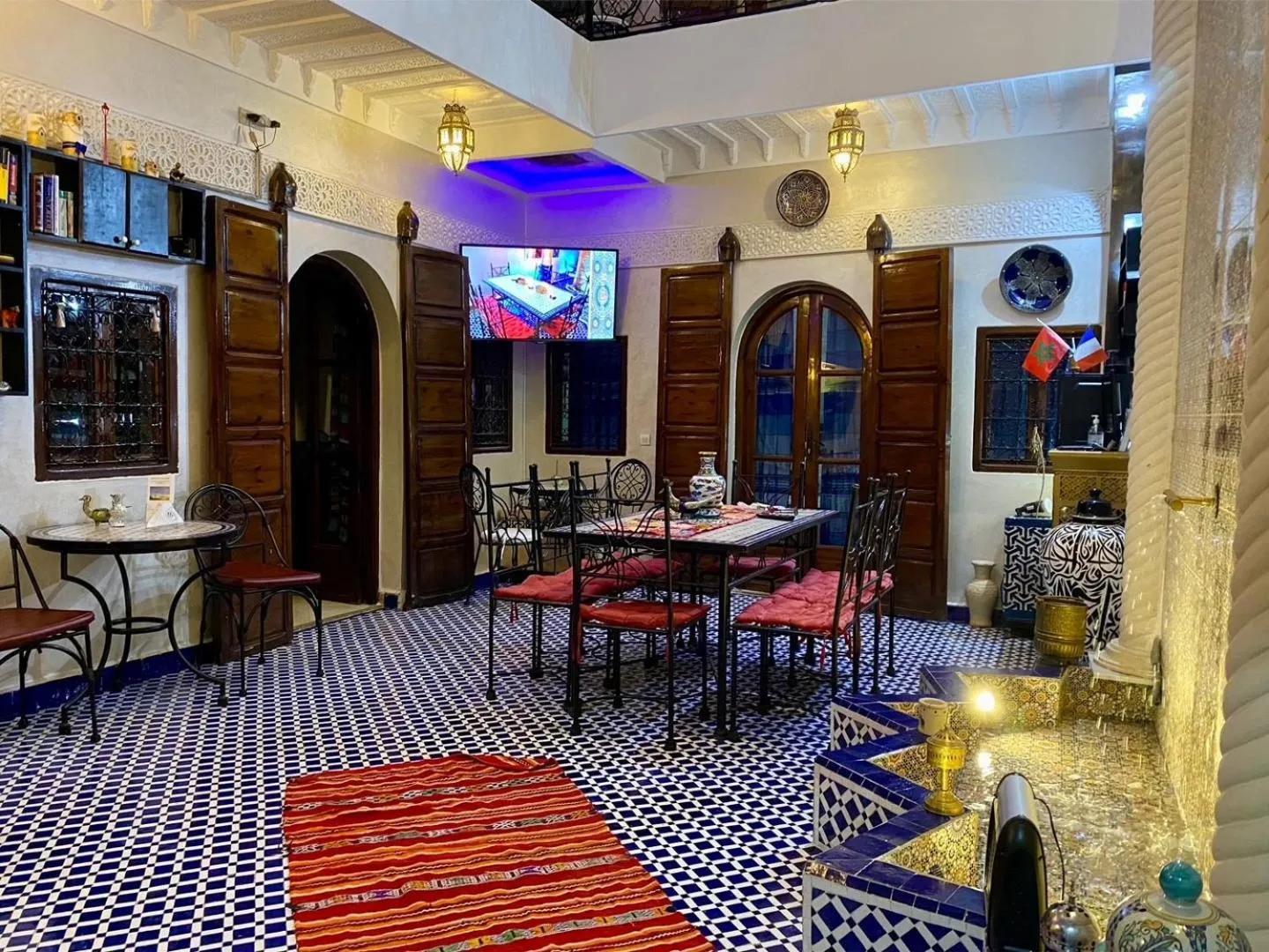 Living room in Riad Lalla Merieme