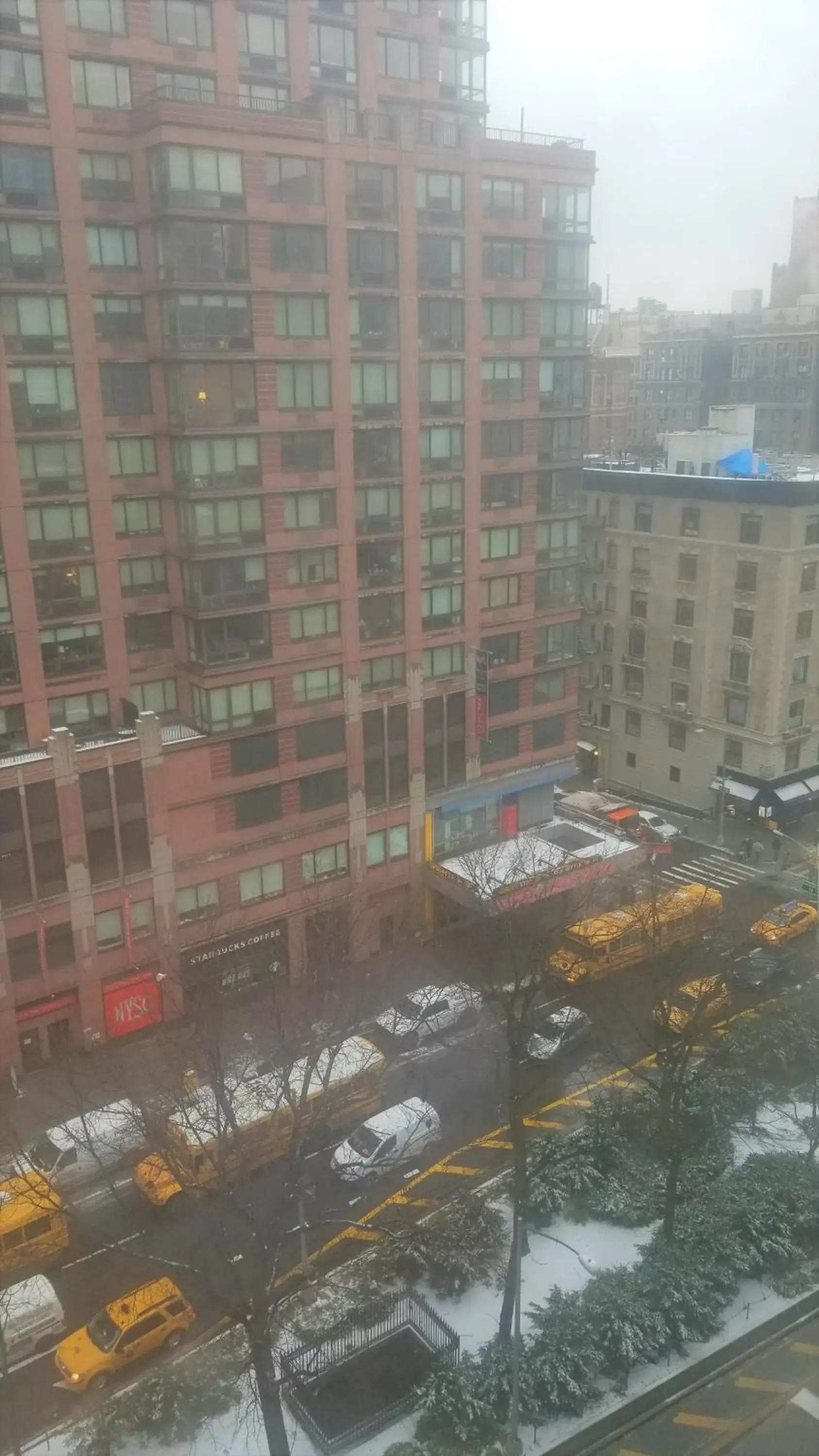 City view in Night Hotel Broadway City view in Night Hotel Broadway