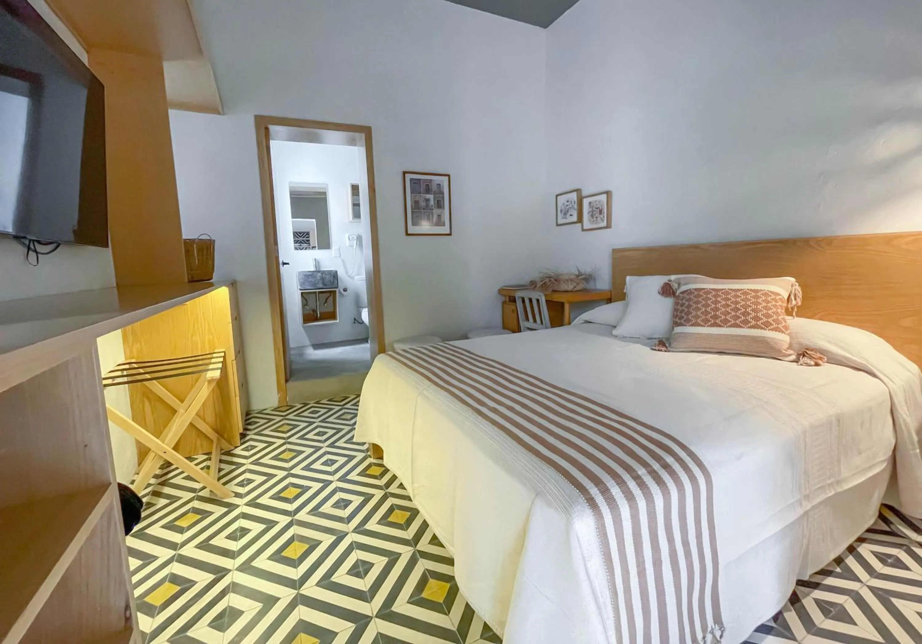 Bedroom, Bed in Casa Blanco by Barrio Mexico