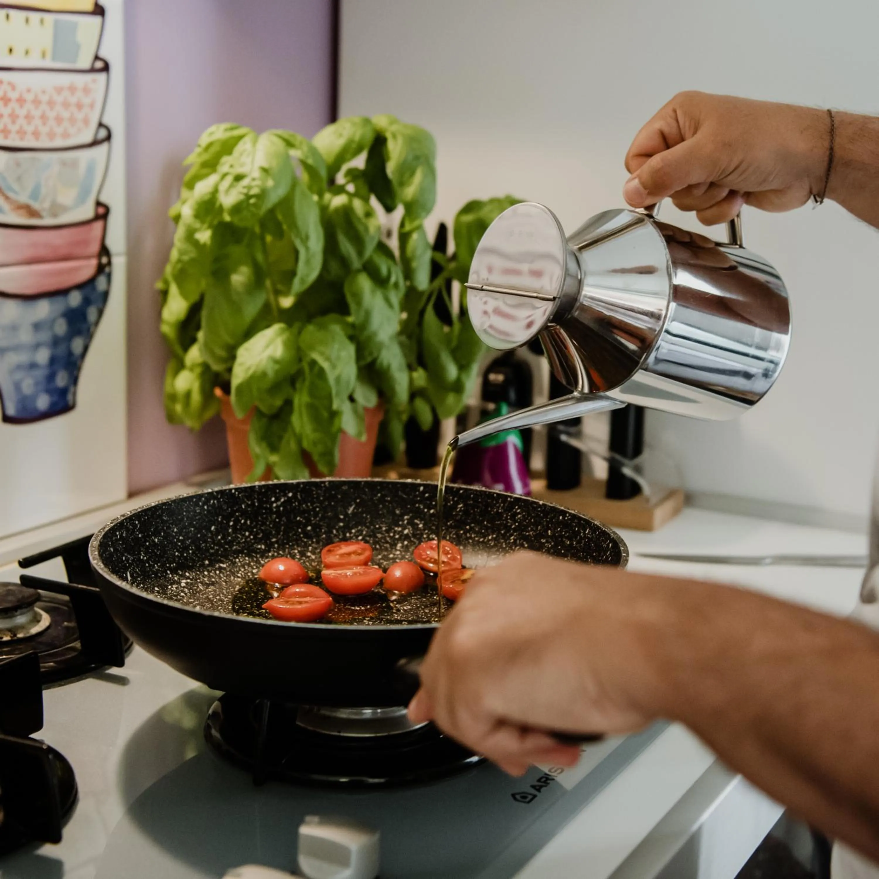 Kitchen or kitchenette in Liddo Boutique hotel