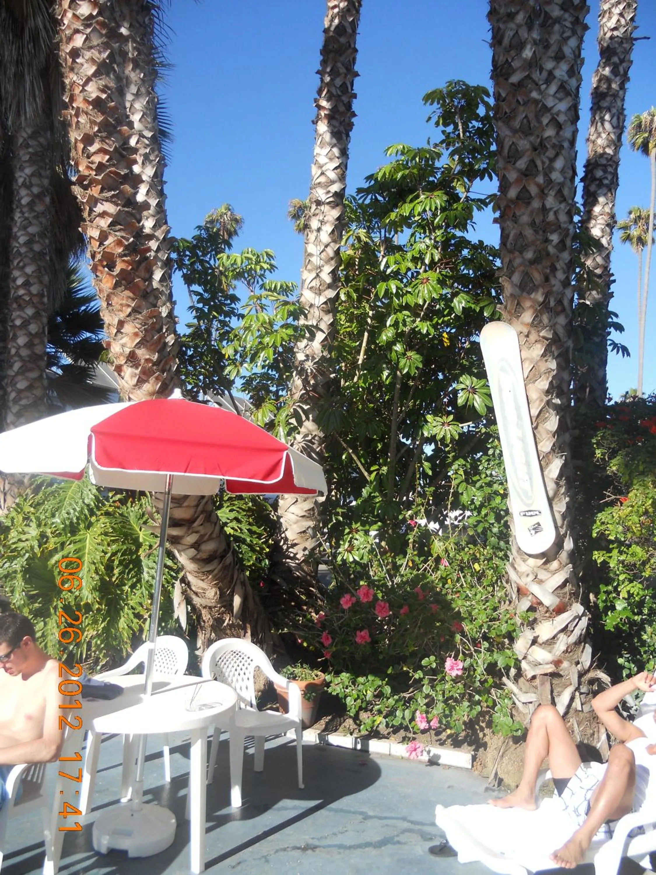 Patio in Tradewinds Airport Hotel