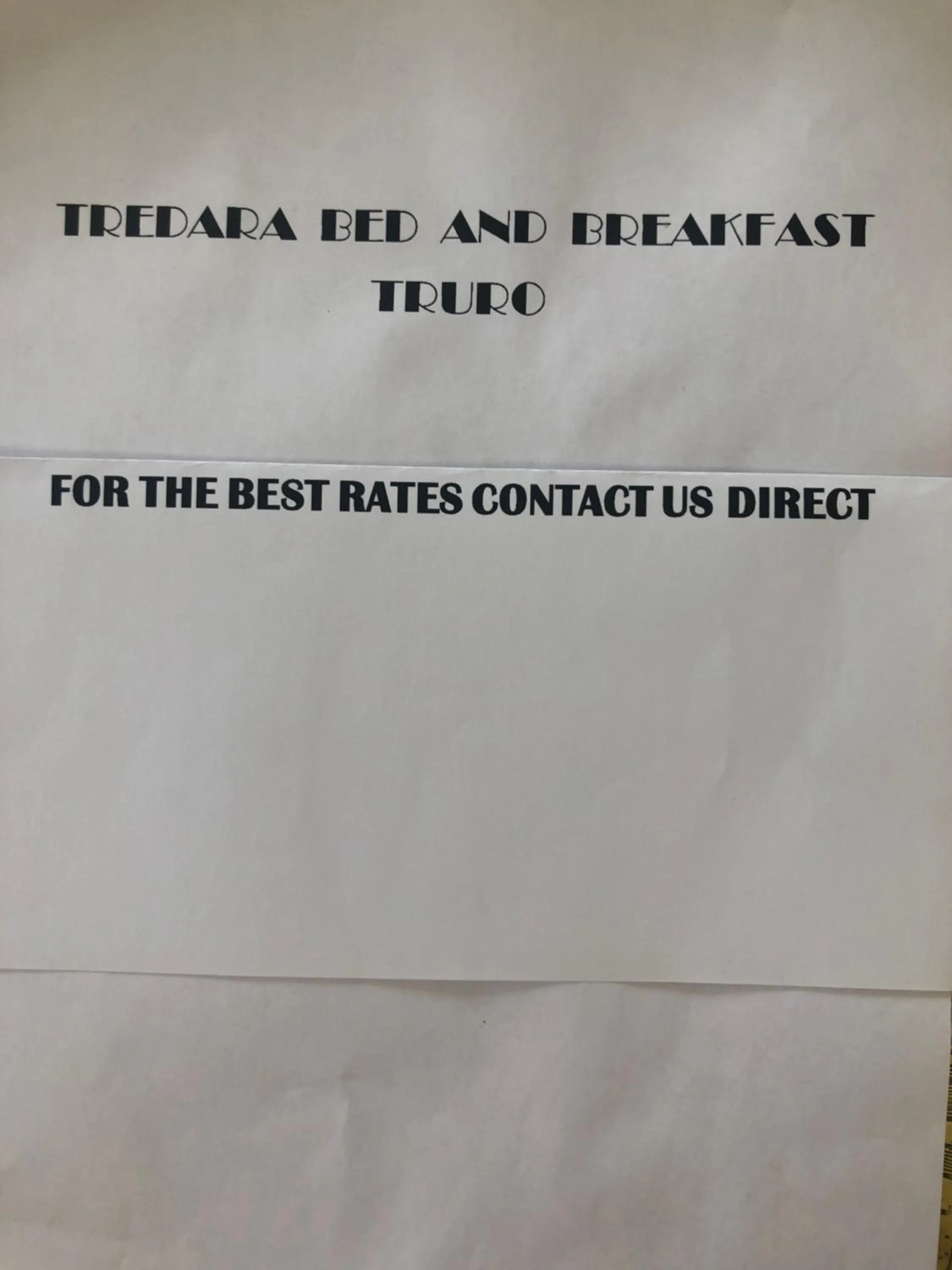 Tredara Bed & Breakfast