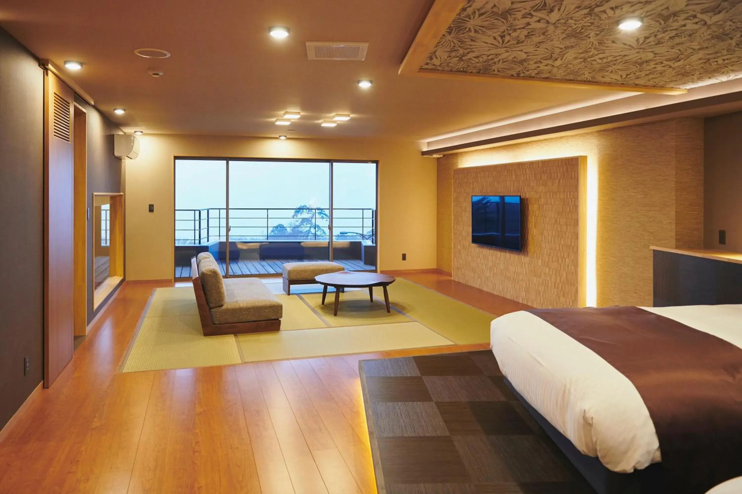 Bed in ITADAKI Daisen 大山参道ホテル頂 Bed in ITADAKI Daisen 大山参道ホテル頂