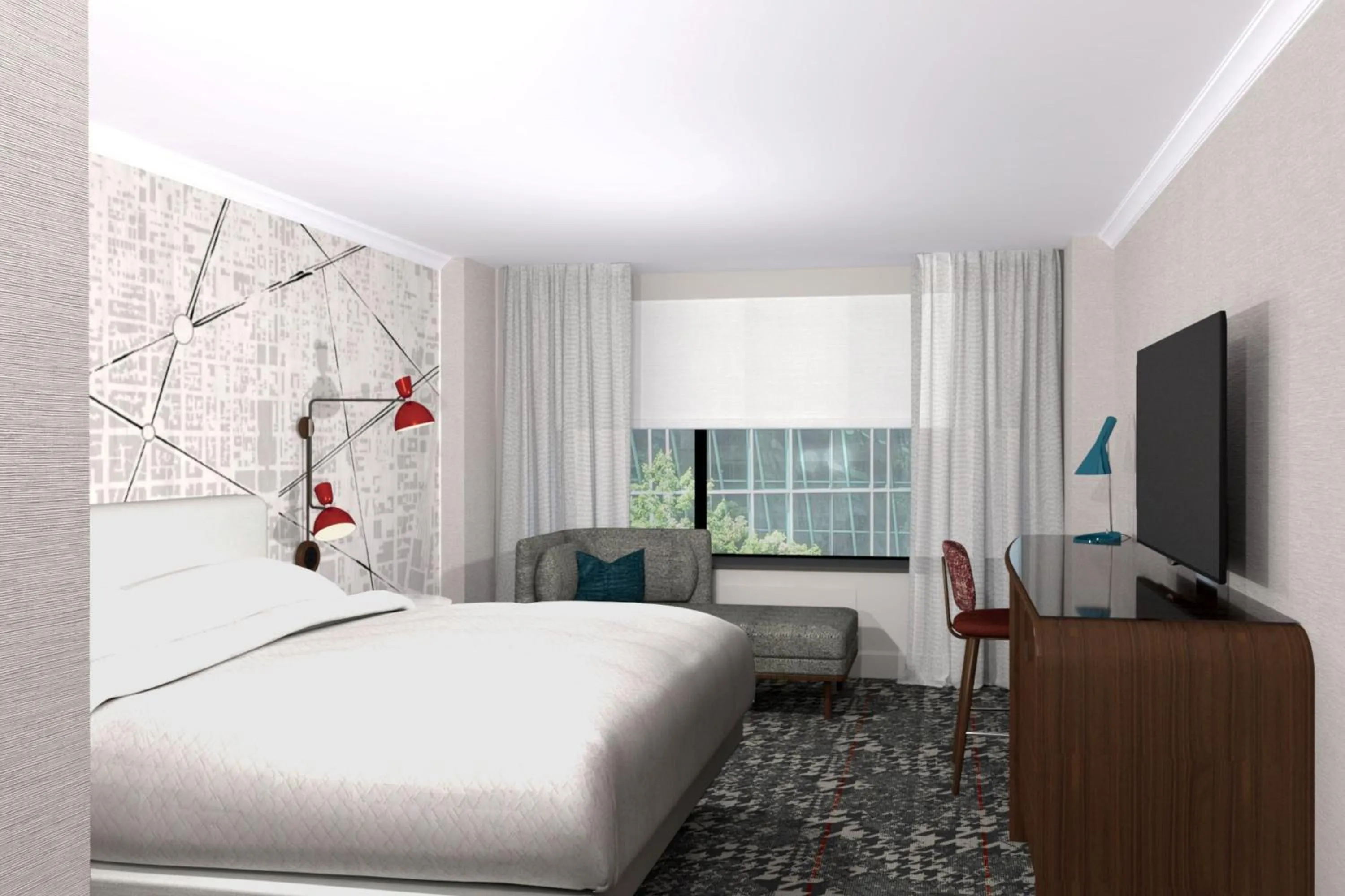 Photo of the whole room, Bed in Le Meridien Washington, DC, The Madison