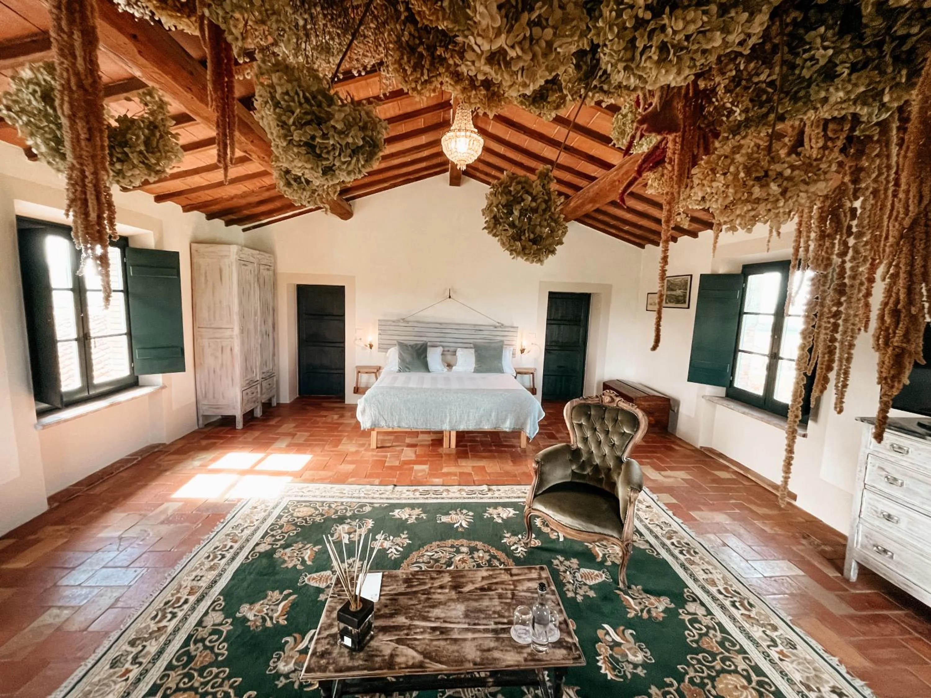 Bed in Locanda in Tuscany