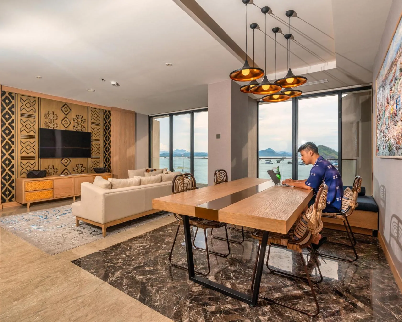 Living room in Meruorah Komodo Labuan Bajo