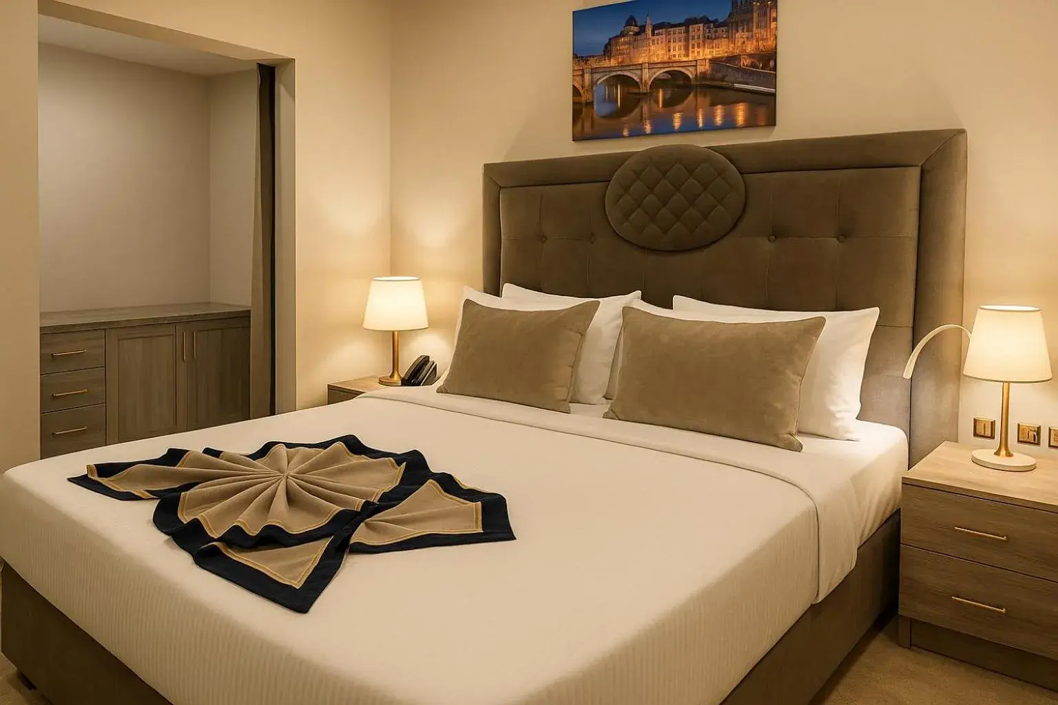 Bed in Saraya Palace Hotel Bed in Saraya Palace Hotel