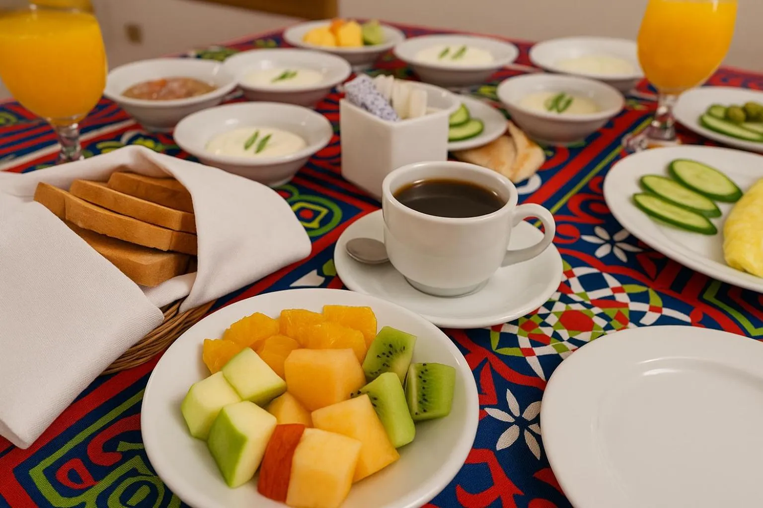 Breakfast in Saraya Palace Hotel