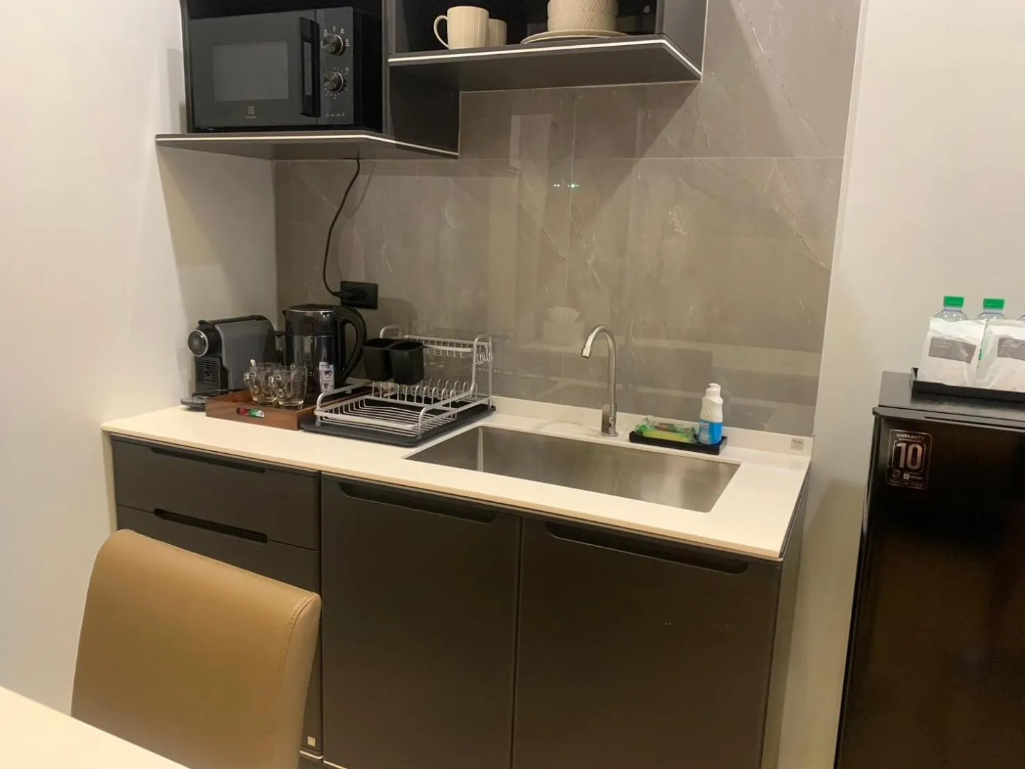 Kitchen or kitchenette in TOBEDzZ HOTEL