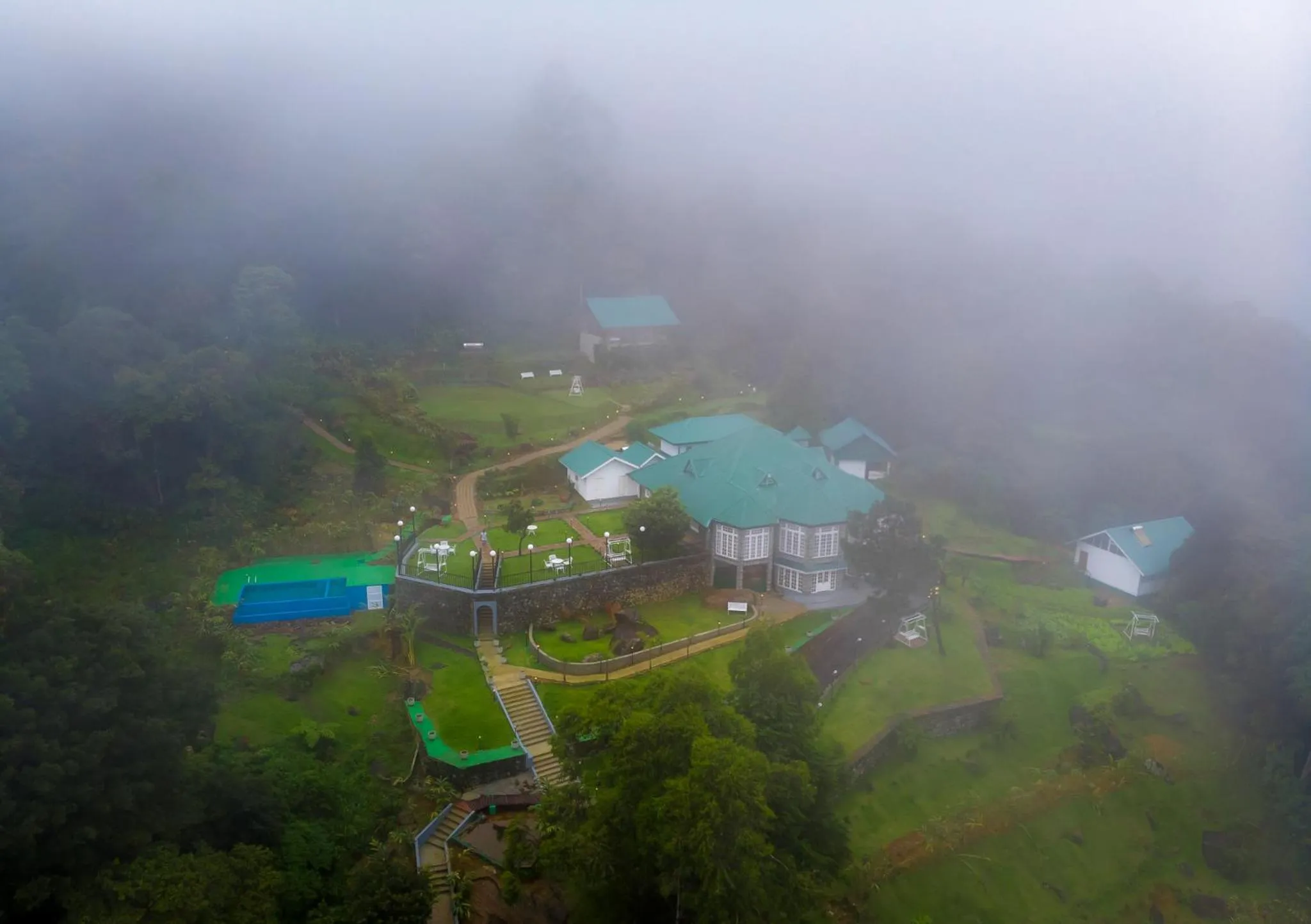 Bird's eye view in Mandaram Eco Resort