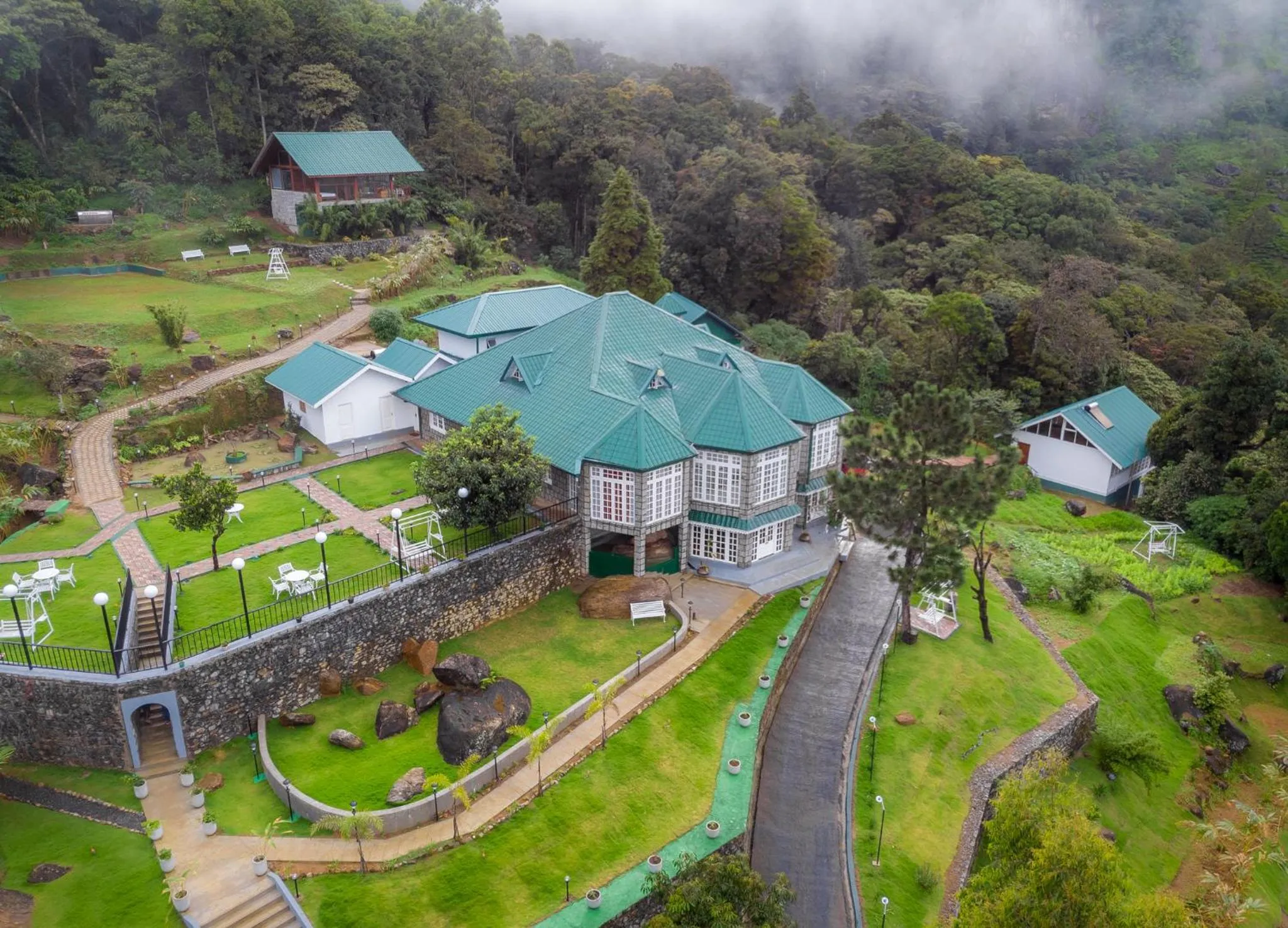 Bird's eye view in Mandaram Eco Resort
